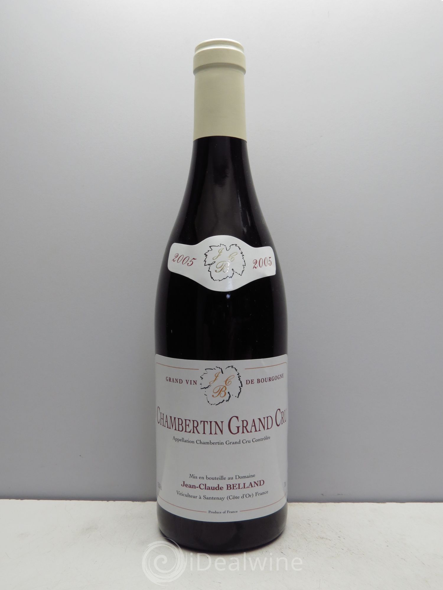 Chambertin Grand Cru JC Belland 2005 - Lot de 1 bouteille - 0