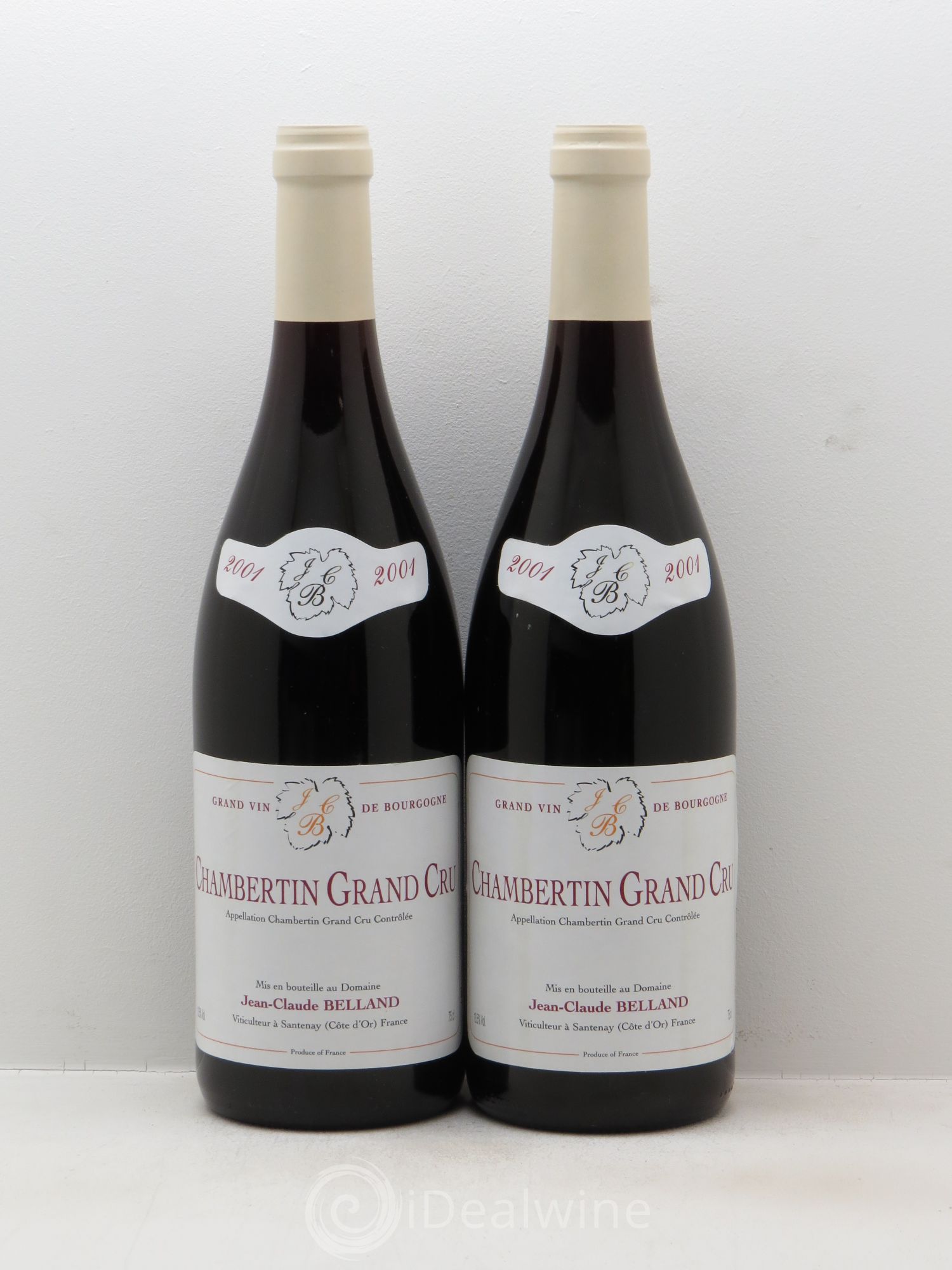 Chambertin Grand Cru Domaine Belland 2001 - Posten von 2 Flaschen - 0
