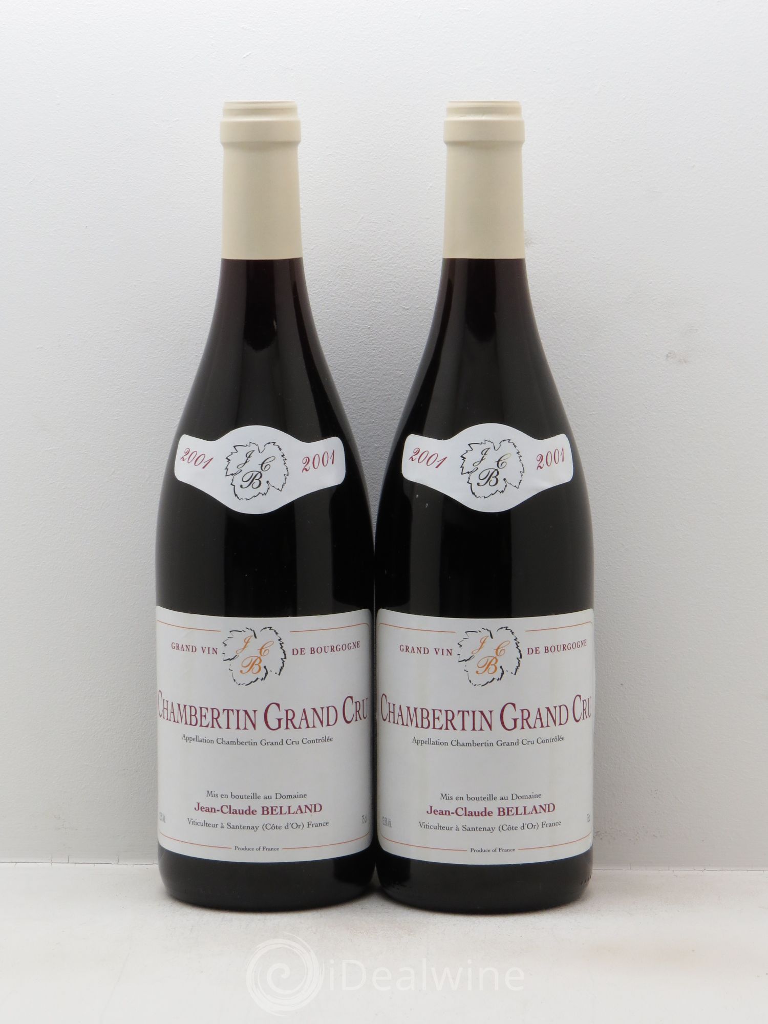 Chambertin Grand Cru Domaine Belland 2001 - Posten von 2 Flaschen - 0