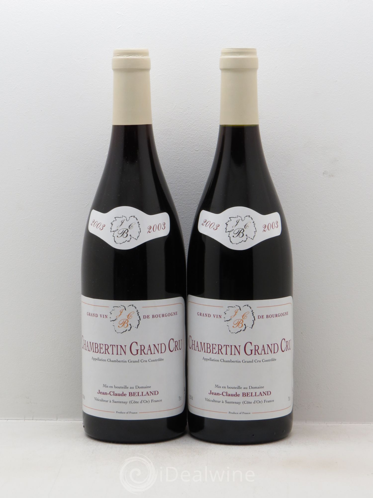 Chambertin Grand Cru Domaine Belland 2003 - Posten von 2 Flaschen - 0