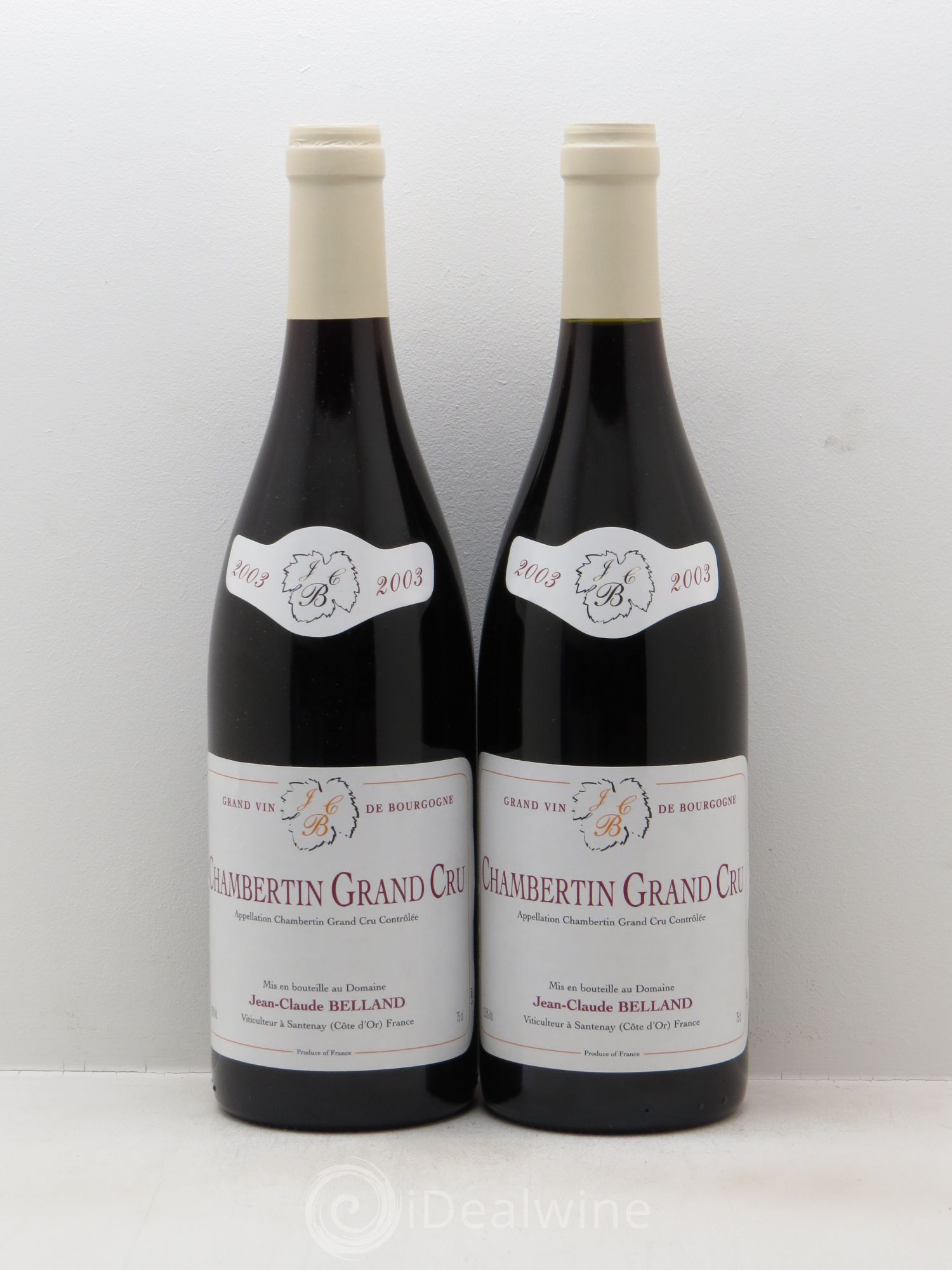 Chambertin Grand Cru Domaine Belland 2003 - Posten von 2 Flaschen - 0