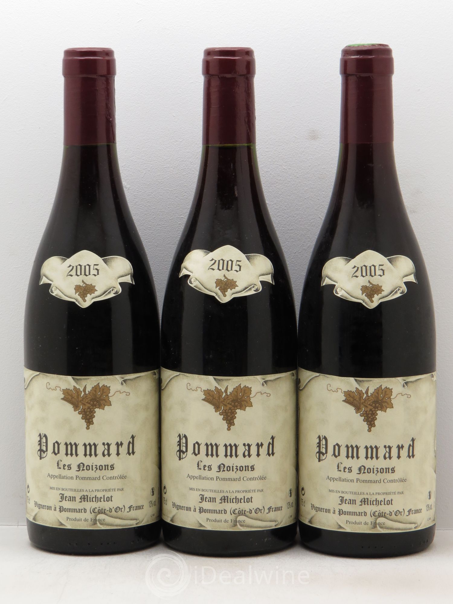 Pommard Les Noizons Jean Michelot 2005 - Lot de 3 bouteilles - 0