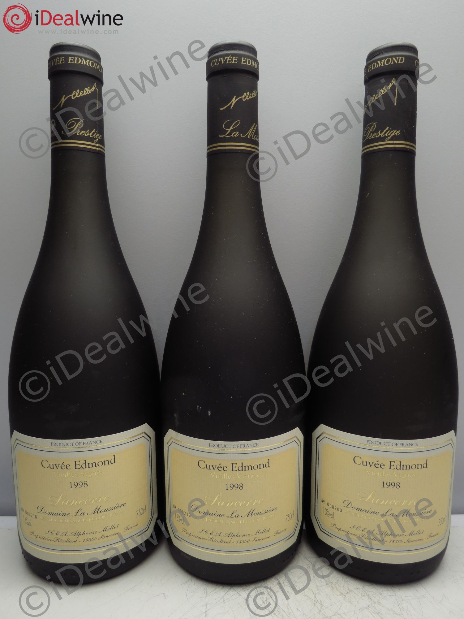 Sancerre Cuvée Edmond Alphonse Mellot 1998 - Posten von 3 Flaschen - 0