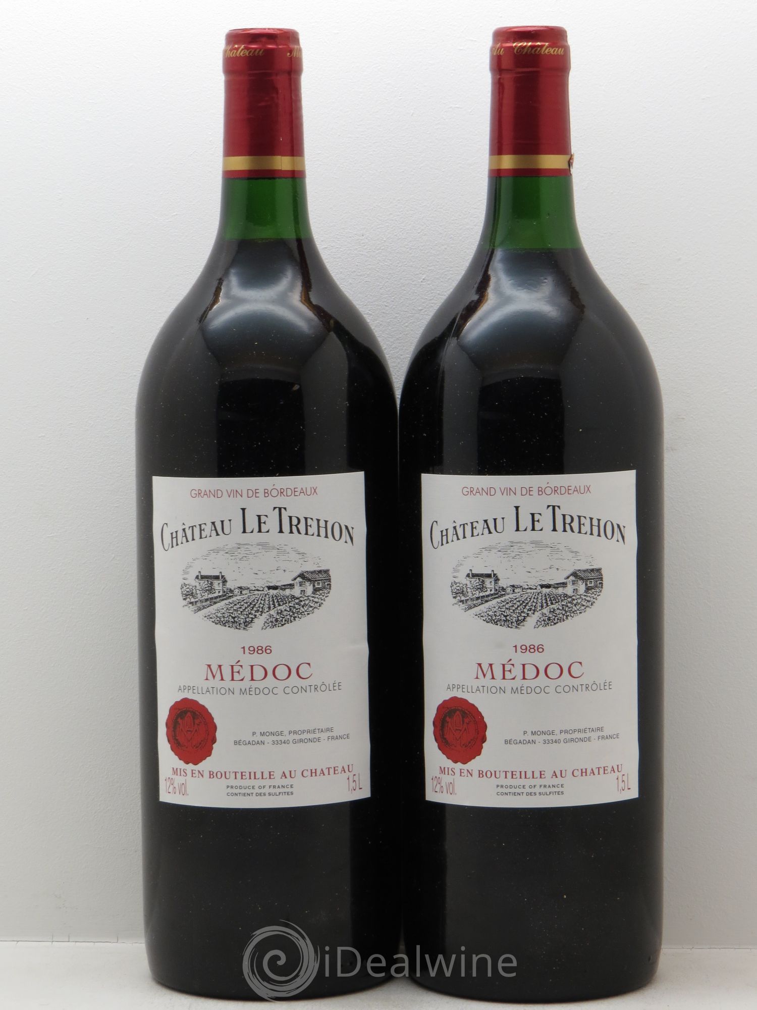 Médoc Le Tréhon 1986 - Posten von 2 Magnum - 0