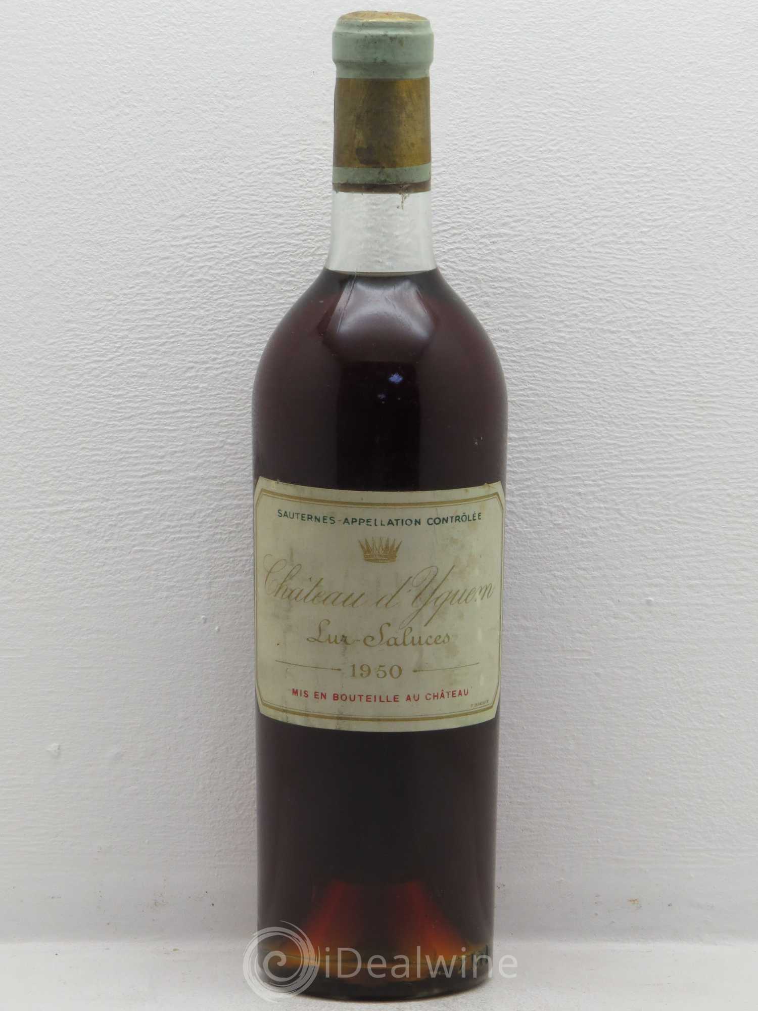 Château d' Yquem 1er Cru Classé Supérieur 1950 - Lotto di 1 bottiglia - 0