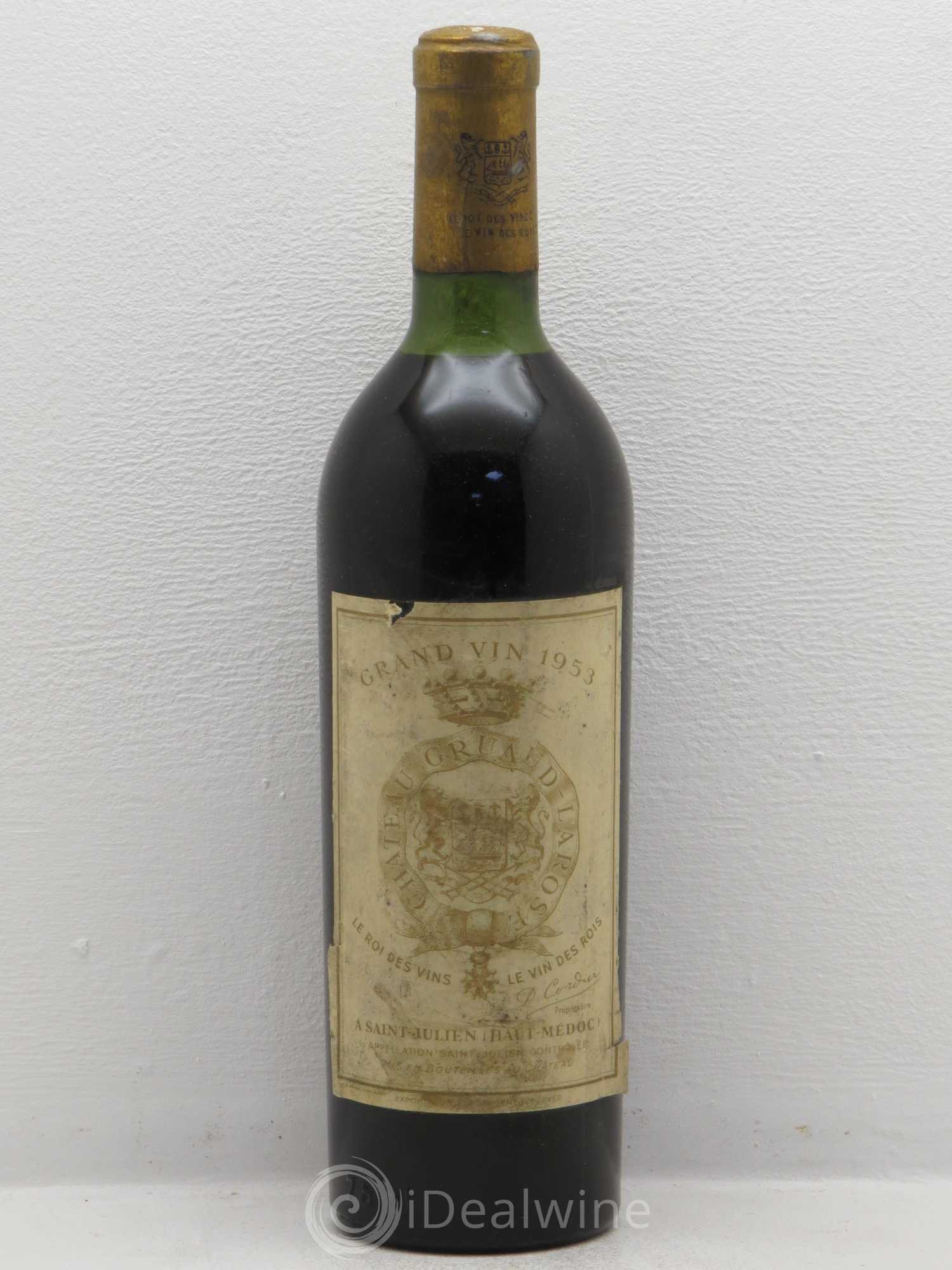 Château Gruaud Larose 2ème Grand Cru Classé 1953 - Lot de 1 bouteille - 0