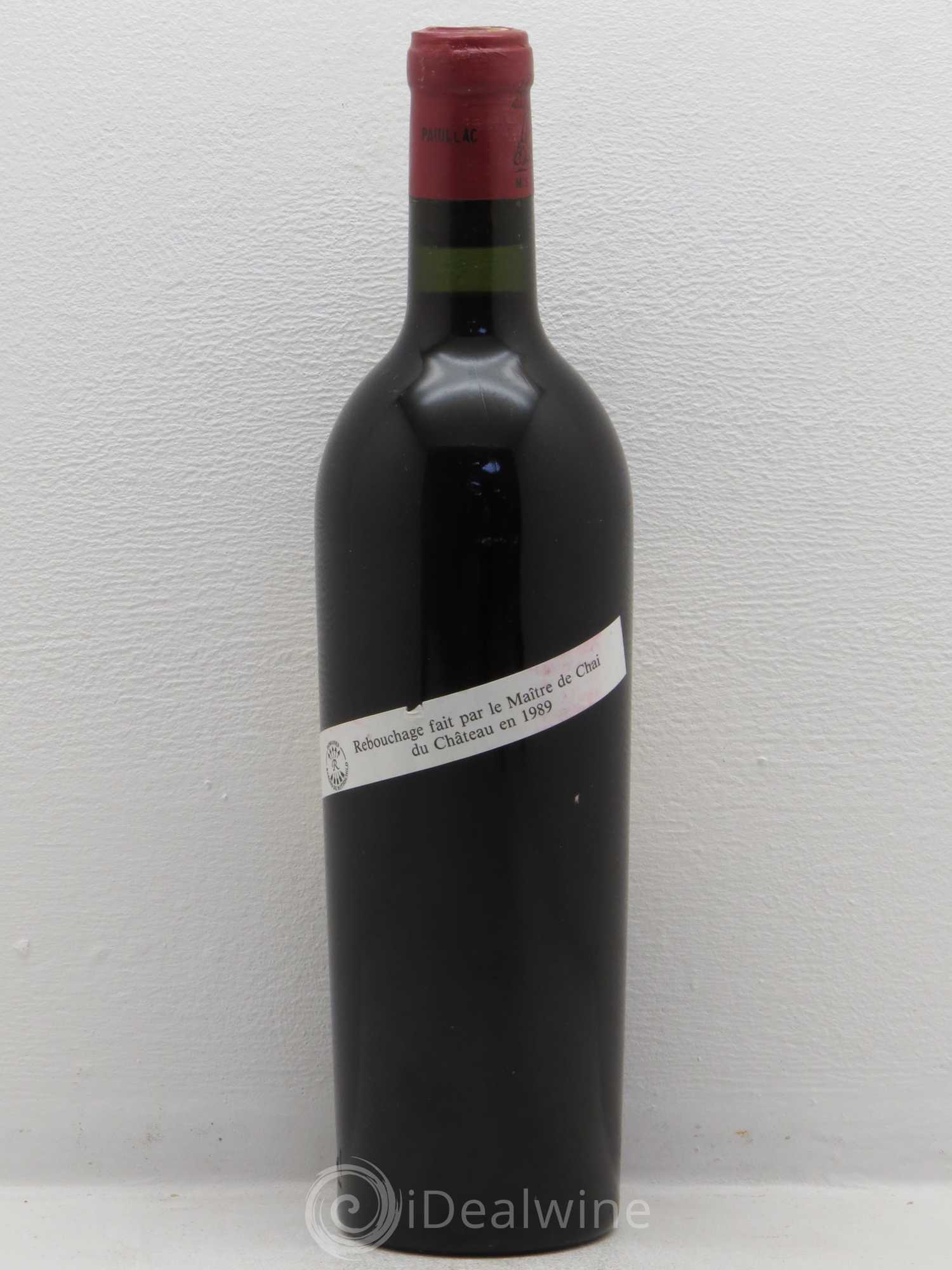 Château Lafite Rothschild 1er Grand Cru Classé 1953 - Lot de 1 bouteille - 1