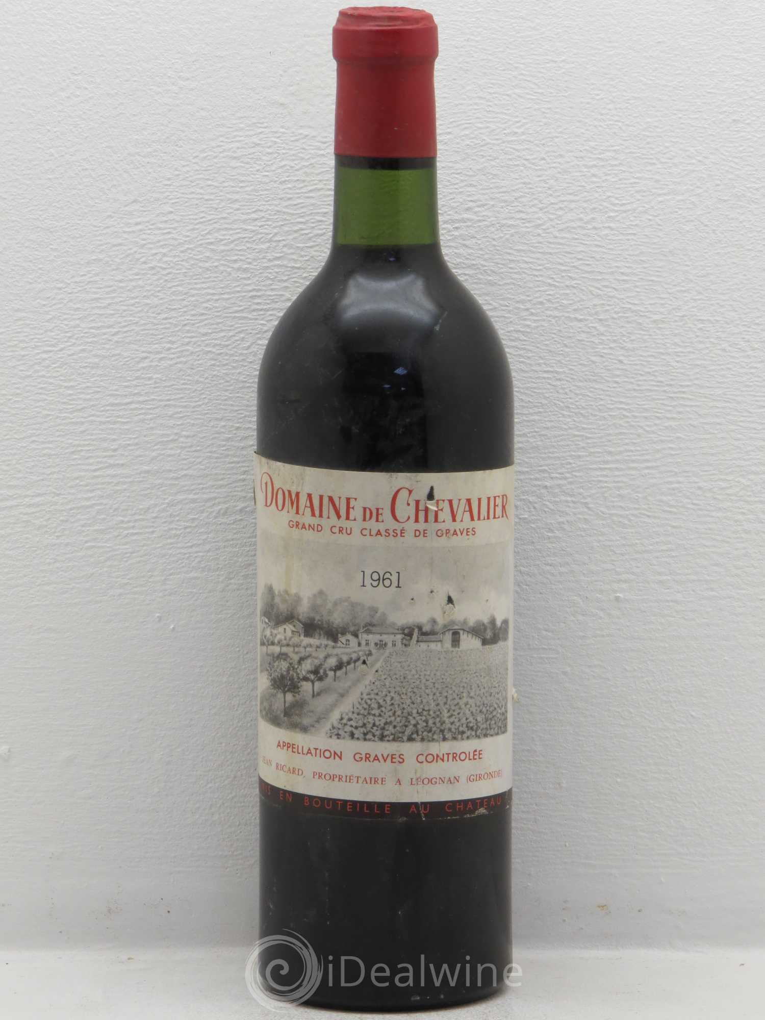 Domaine de Chevalier Cru Classé de Graves 1961 - Lot de 1 bouteille - 0