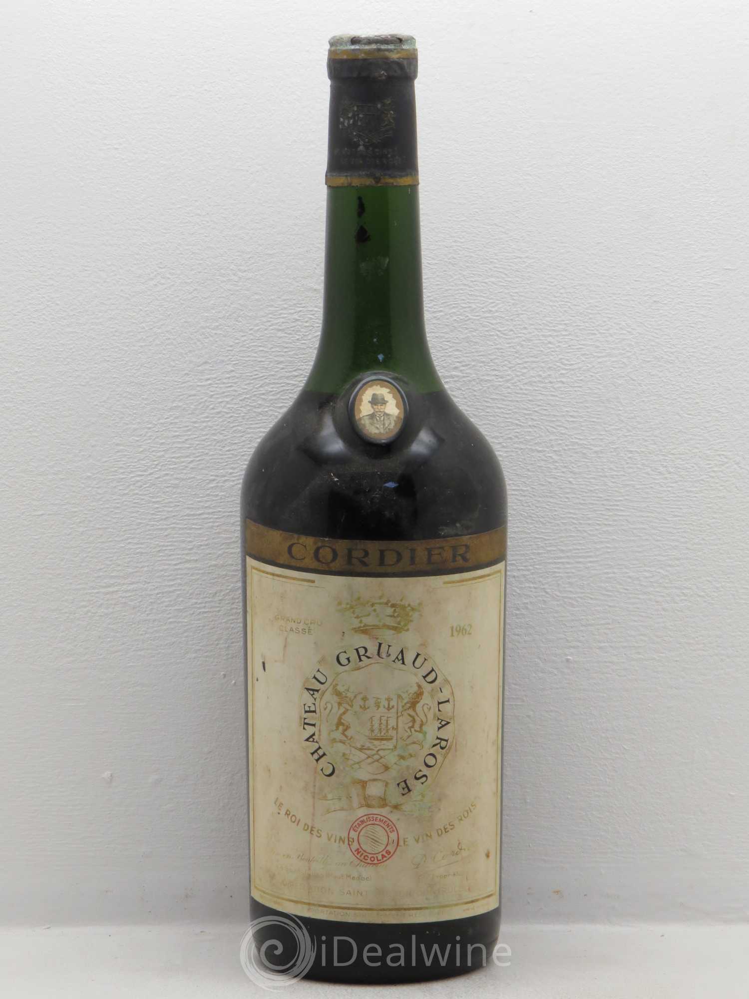 Château Gruaud Larose 2ème Grand Cru Classé 1962 - Lot de 1 magnum - 0