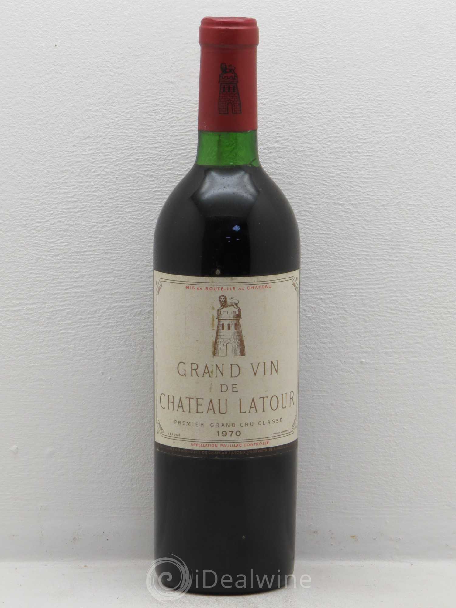 Château Latour 1er Grand Cru Classé 1970 - Lot de 1 bouteille - 0