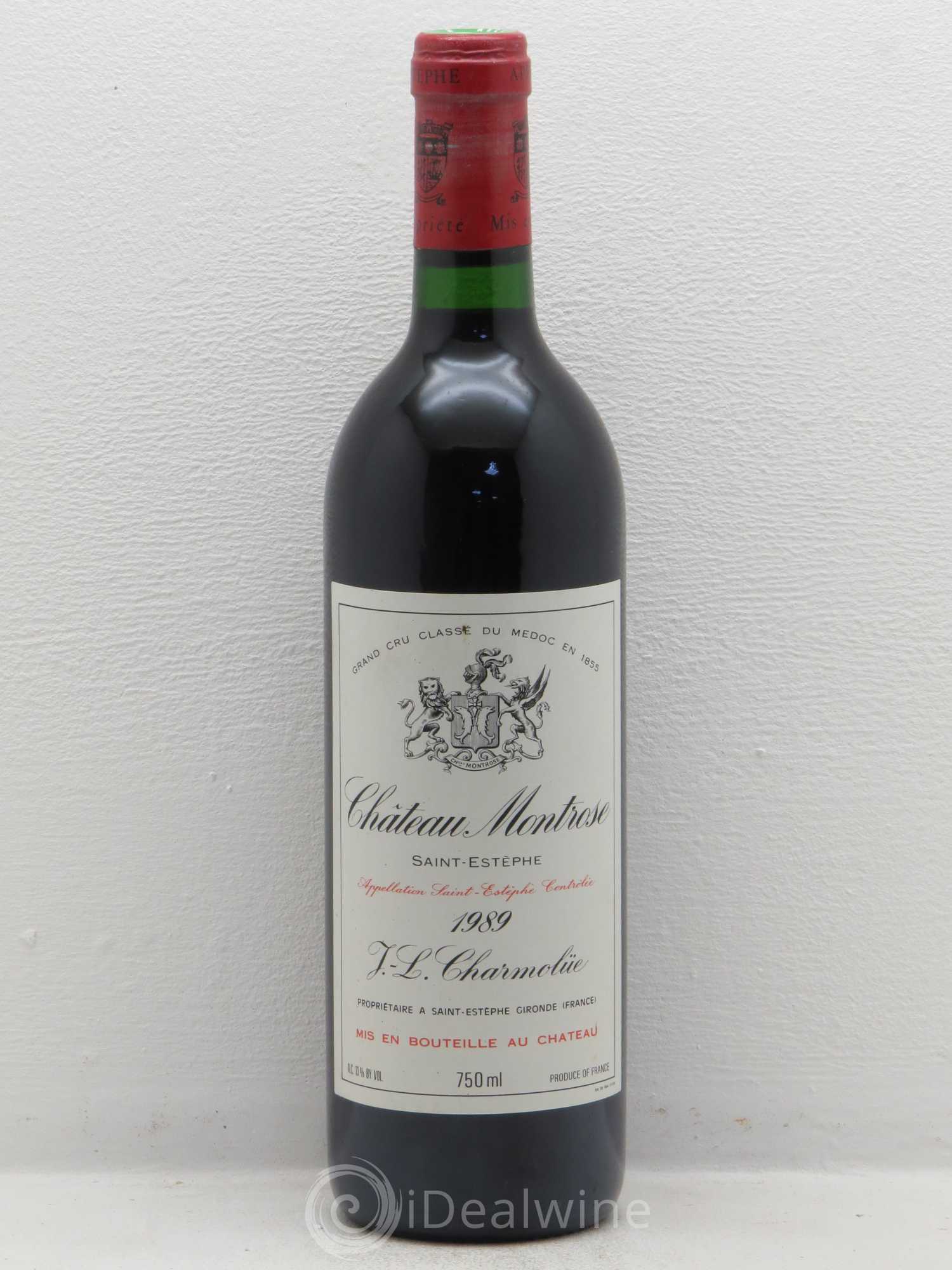 Château Montrose 2ème Grand Cru Classé 1989 - Lot de 1 bouteille - 0