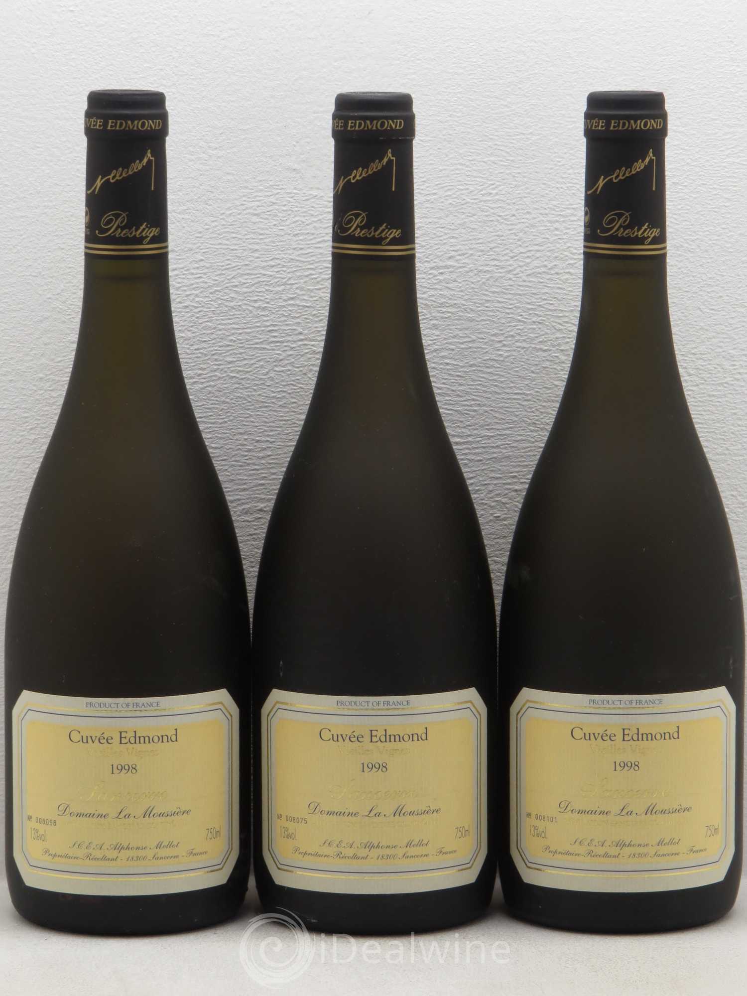 Sancerre Cuvée Edmond Alphonse Mellot 1998 - Posten von 3 Flaschen - 0