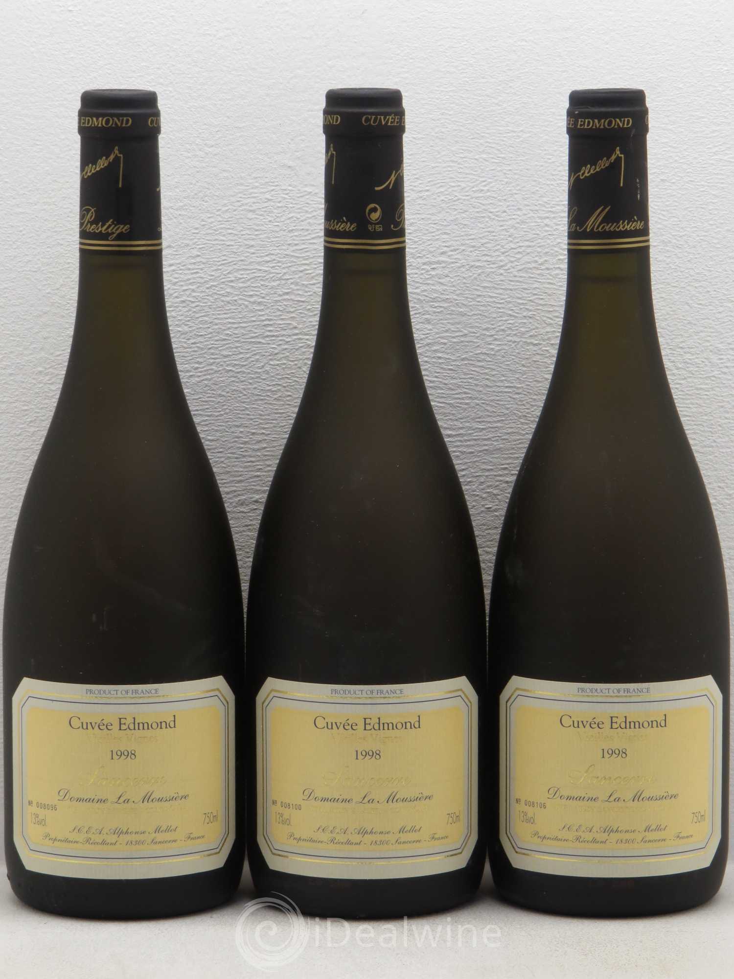 Sancerre Cuvée Edmond Alphonse Mellot 1998 - Posten von 3 Flaschen - 0