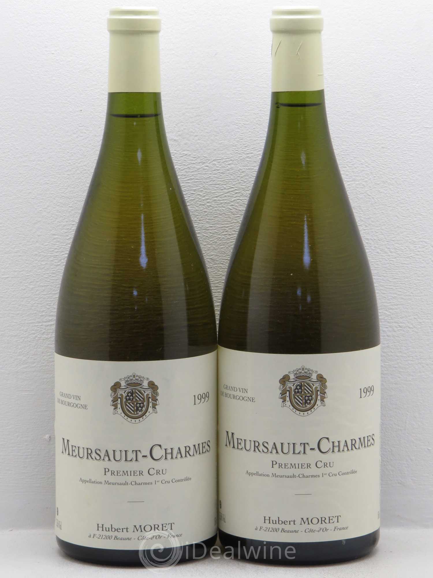 Meursault 1er Cru Charmes - Hubert Moret 1999 - Posten von 2 Magnum - 0