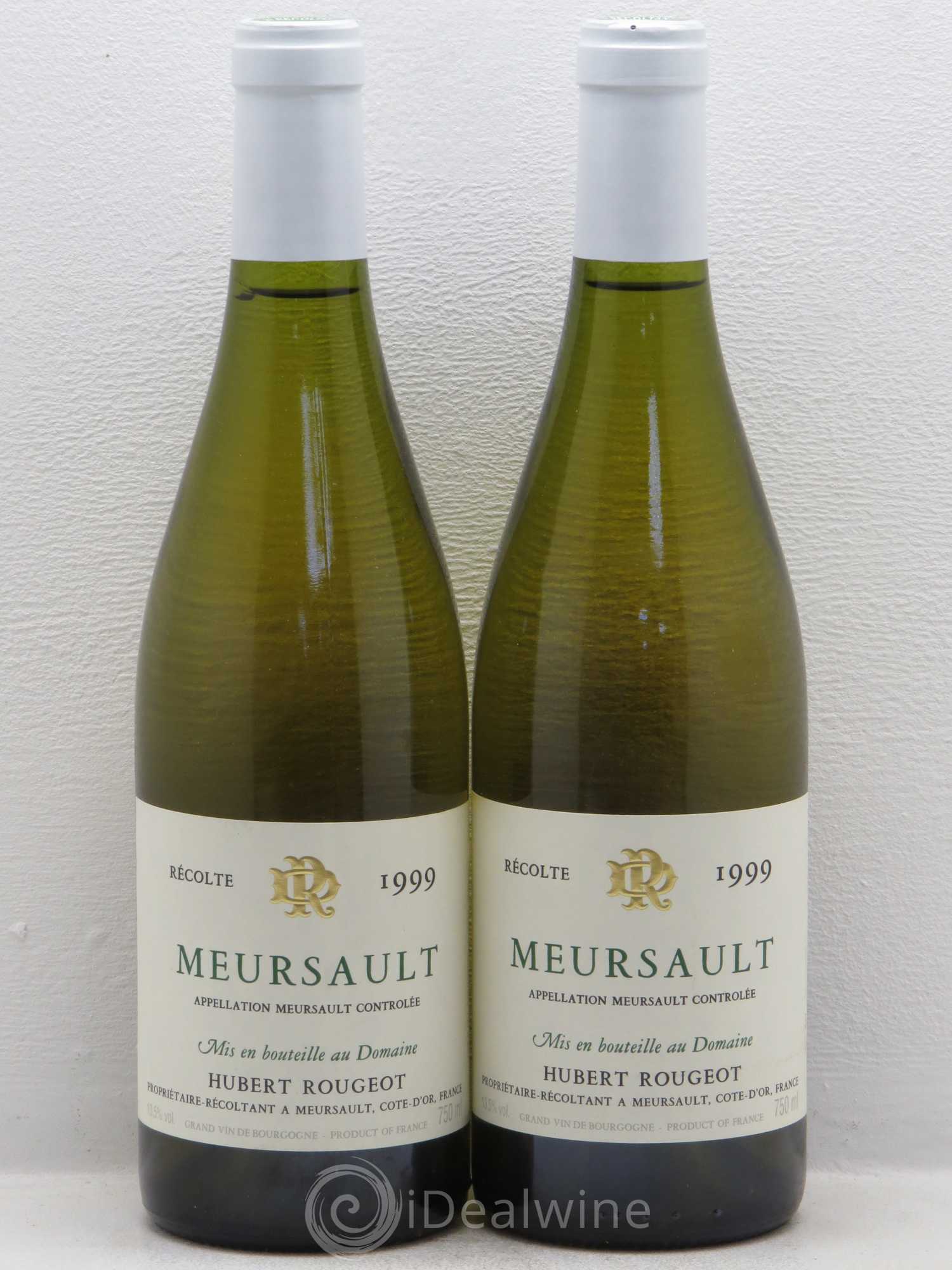 Meursault Hubert Rougeot 1999 - Posten von 2 Flaschen - 0