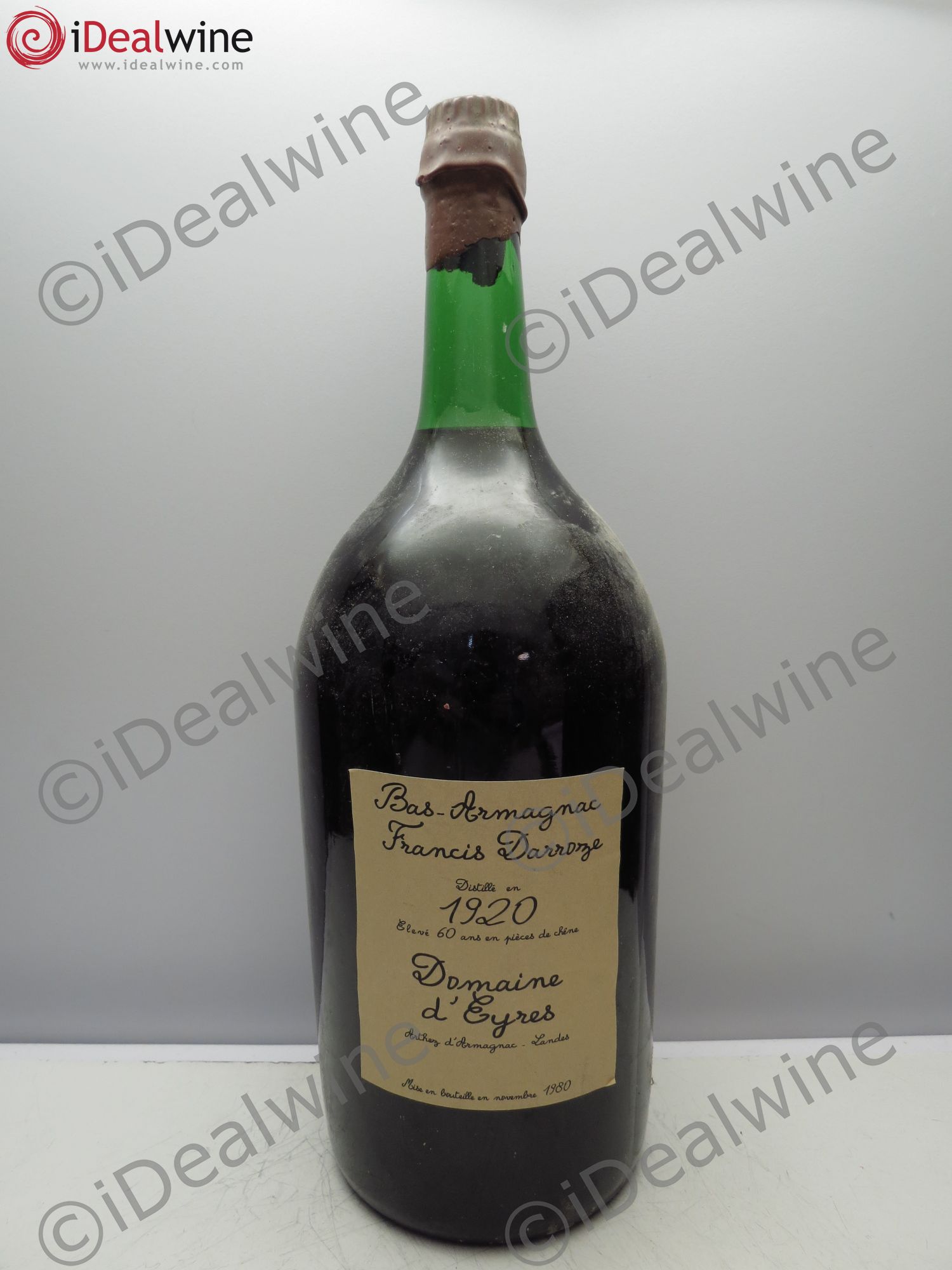Bas-Armagnac Domaine d'Eyres Darroze (2.5L) 1920 - Posten von 1 Flasche - 0