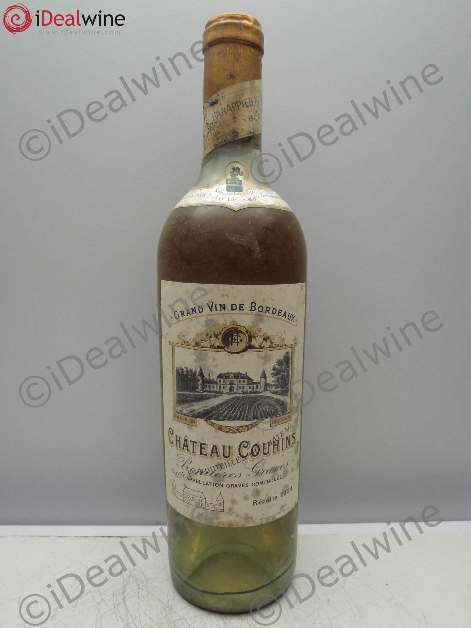 Couhins Cru Classé de Graves 1934 - Lot de 1 bouteille - 0