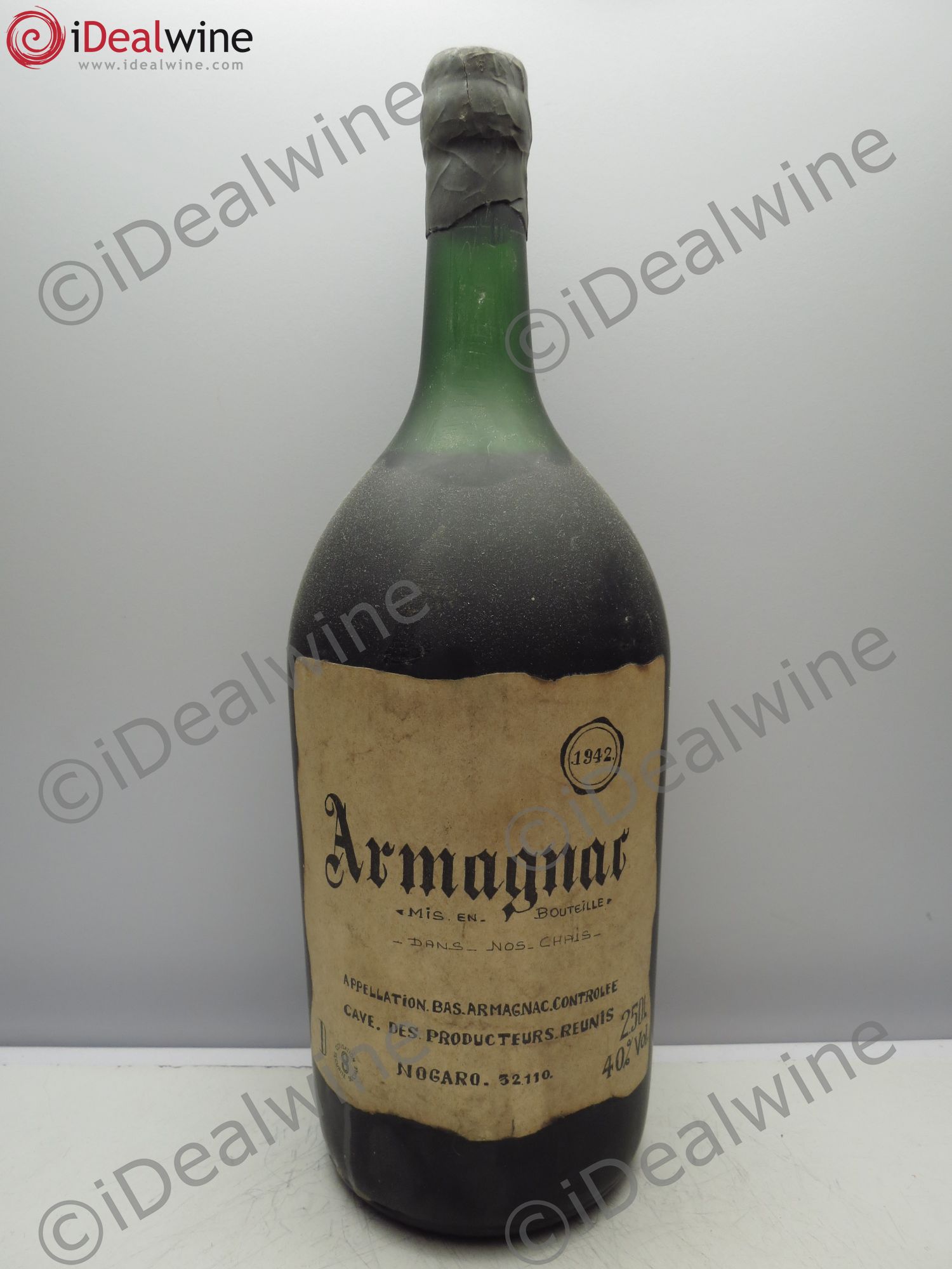 Armagnac Cave des producteurs de Nogaro (2.5L) 1942 - Posten von 1 Flasche - 0