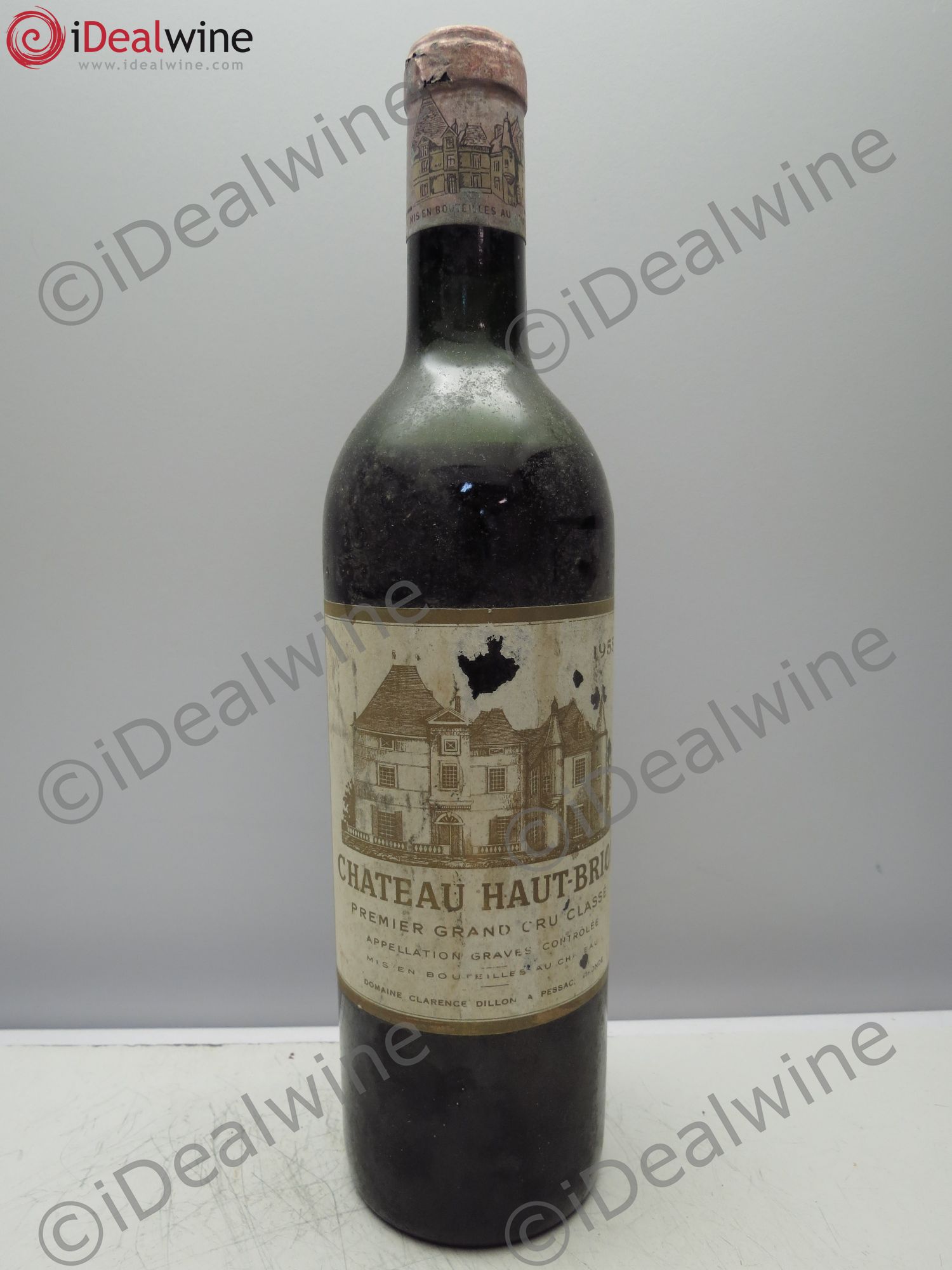 Château Haut Brion 1er Grand Cru Classé 1955 - Lot de 1 bouteille - 0