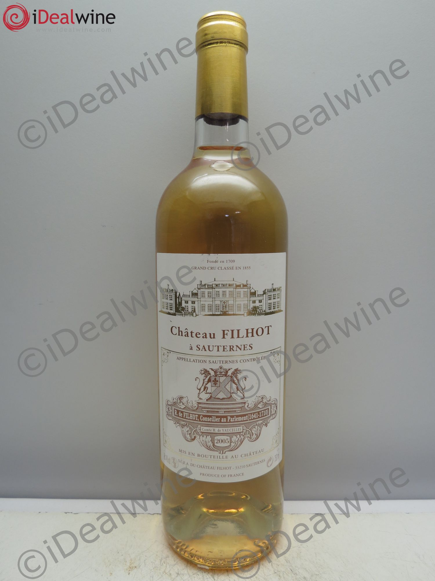 Château Filhot 2ème Grand Cru Classé 2005 - Lotto di 1 bottiglia - 0