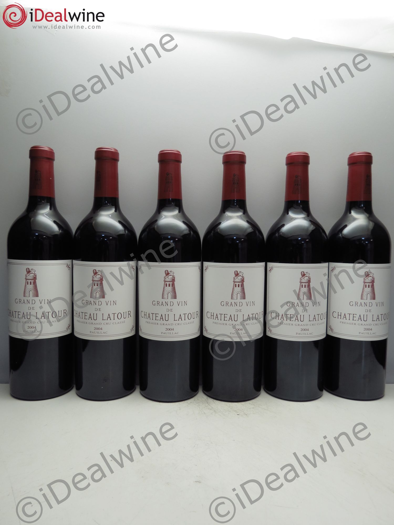 Château Latour 1er Grand Cru Classé 2004 - Lot de 6 bouteilles - 0