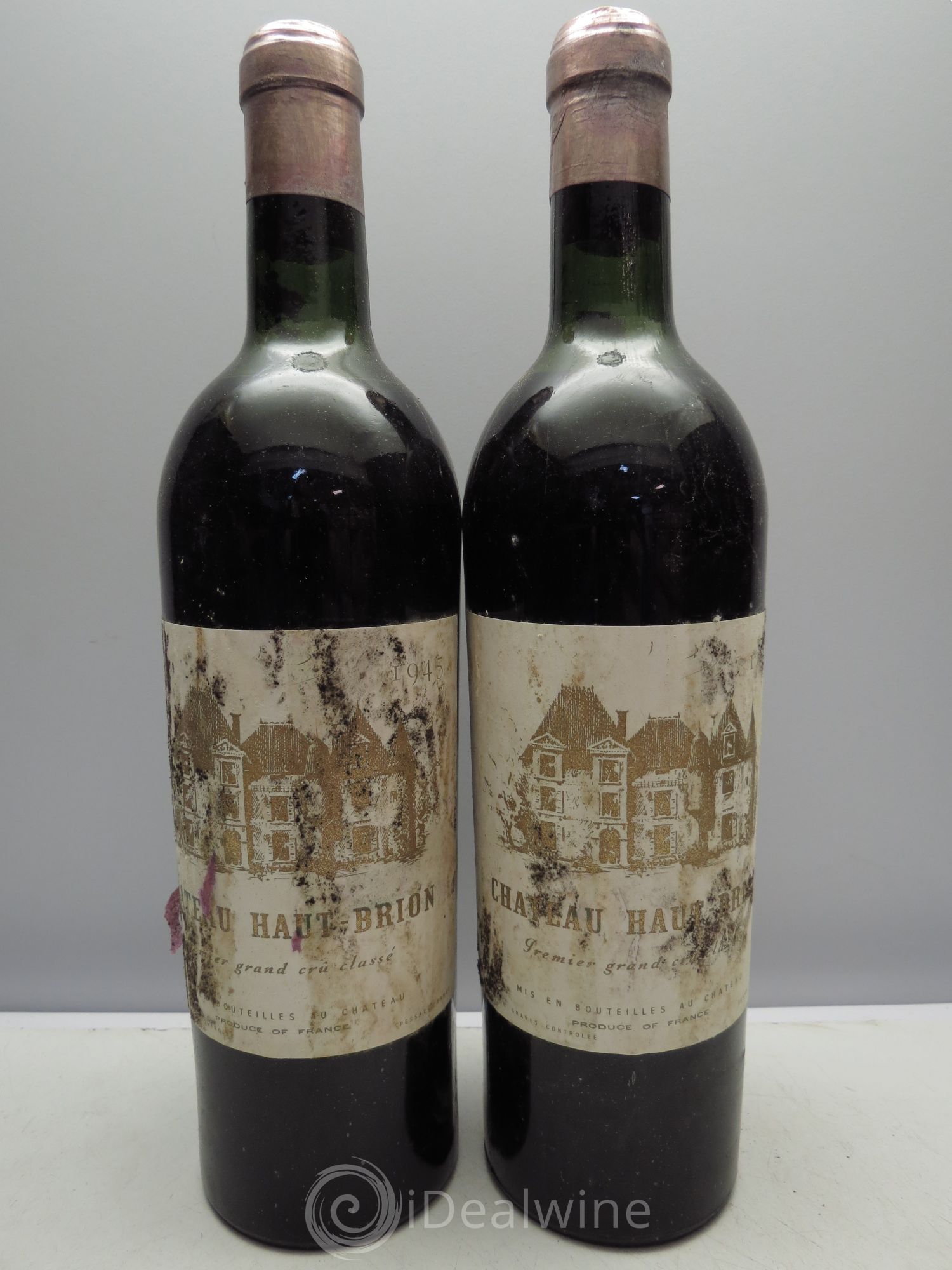 Château Haut Brion 1er Grand Cru Classé (CB sans couvercle) 1945 - Lot de 12 bouteilles - 2