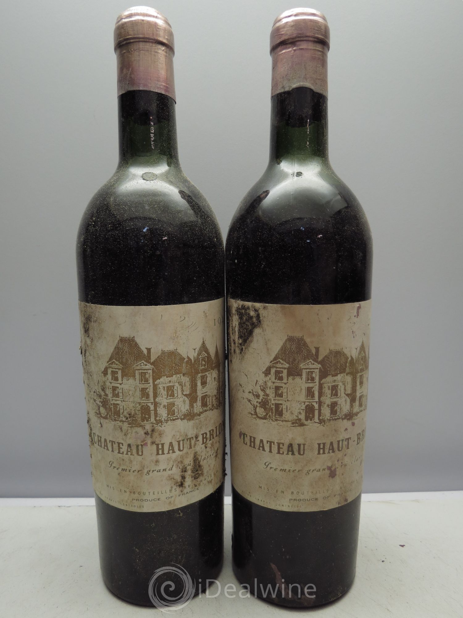 Château Haut Brion 1er Grand Cru Classé (CB sans couvercle) 1945 - Lot de 12 bouteilles - 6