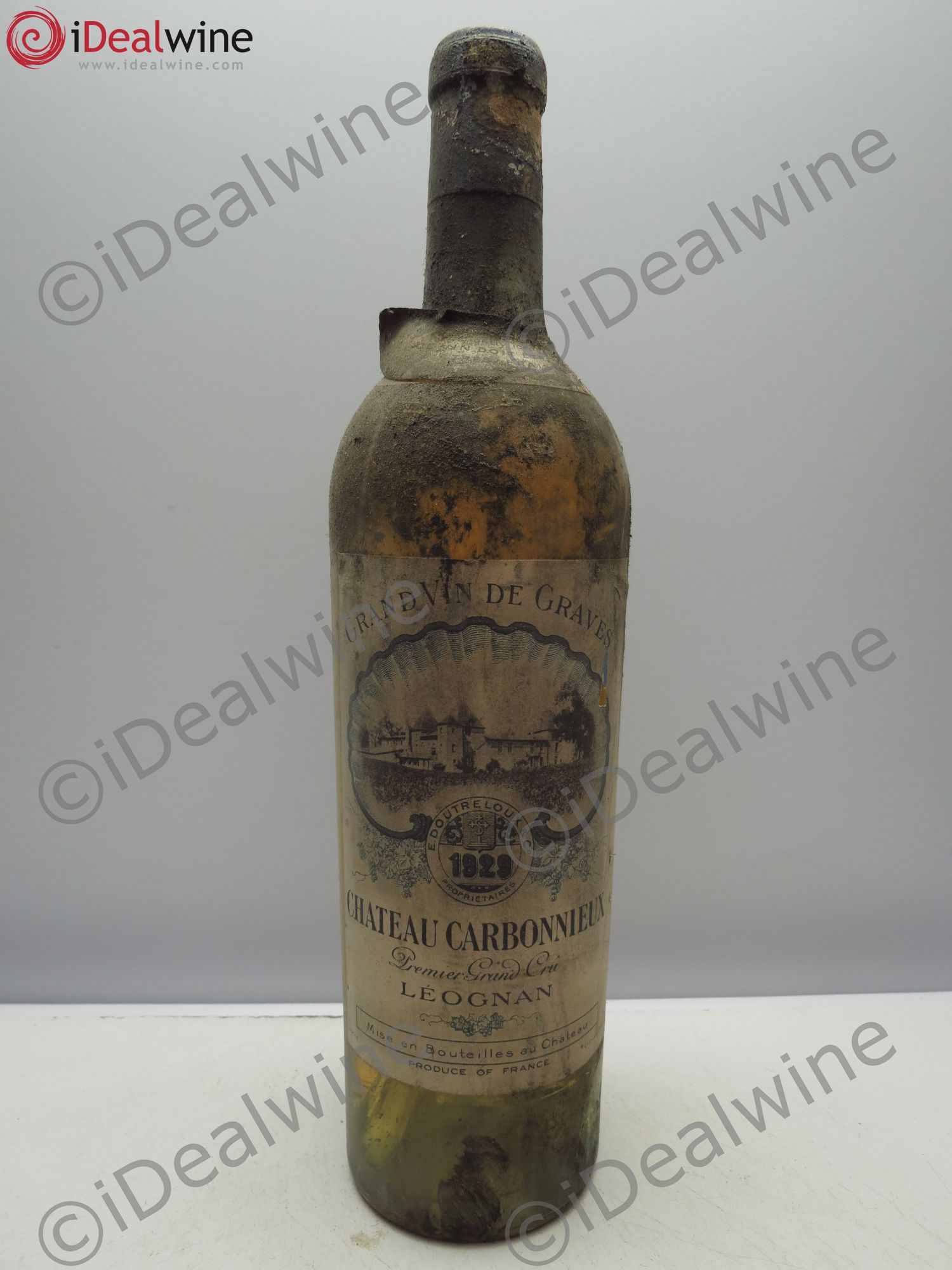 Château Carbonnieux Cru Classé de Graves 1929 - Lot de 1 bouteille - 0