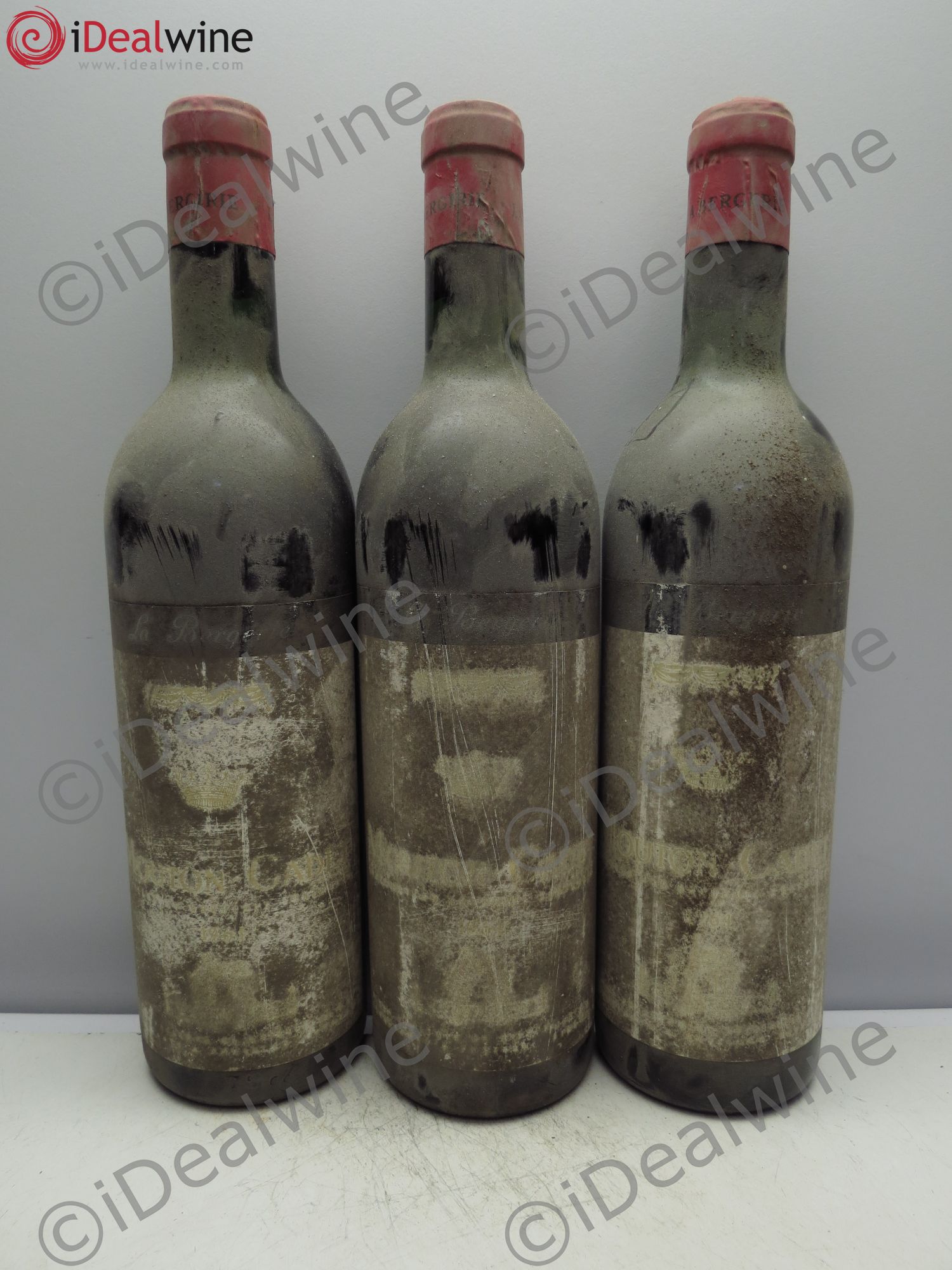 Château Mouton Cadet 1964 - Lot de 3 bouteilles - 0