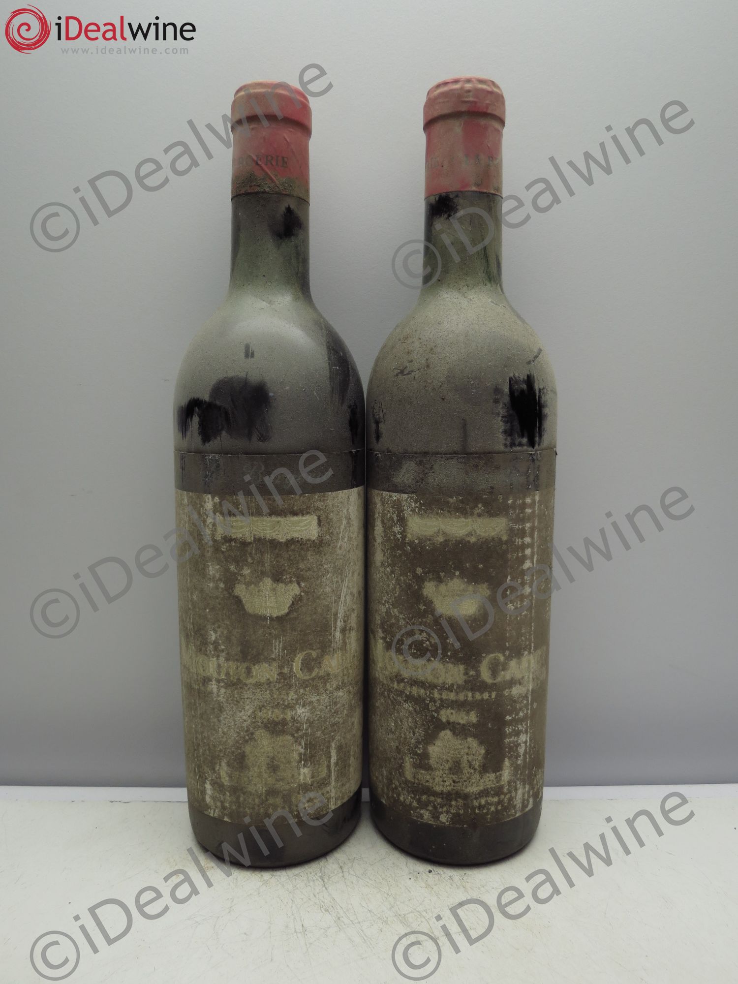 Château Mouton Cadet 1964 - Lot de 2 bouteilles - 0
