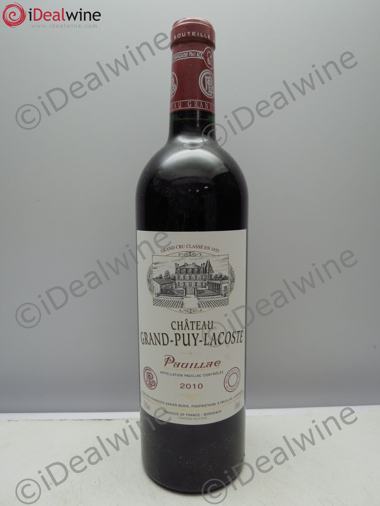 Château Grand Puy Lacoste 5ème Grand Cru Classé 2010 - Lot de 6 bouteilles - 0