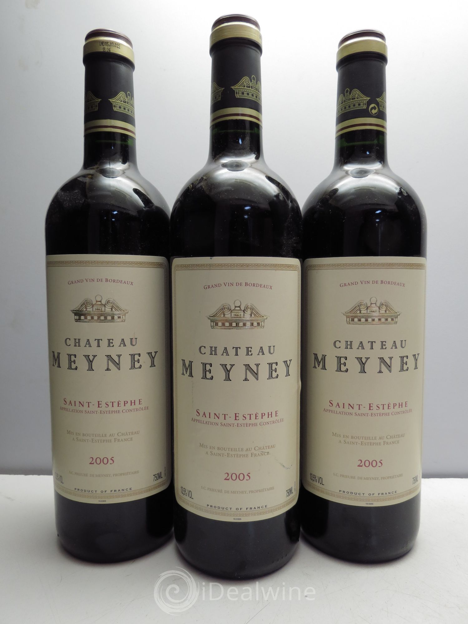 Château Meyney (sans prix de réserve / no reserve) 2005 - Posten von 3 Flaschen - 0
