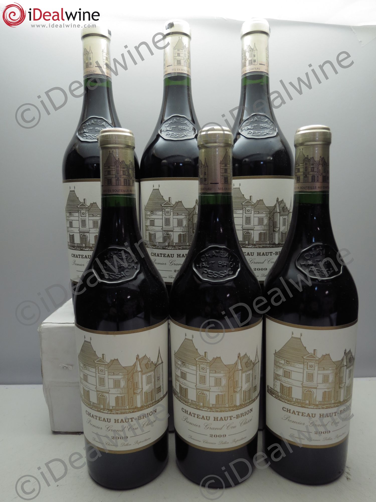 Château Haut Brion 1er Grand Cru Classé 2009 - Lot de 6 bouteilles - 0