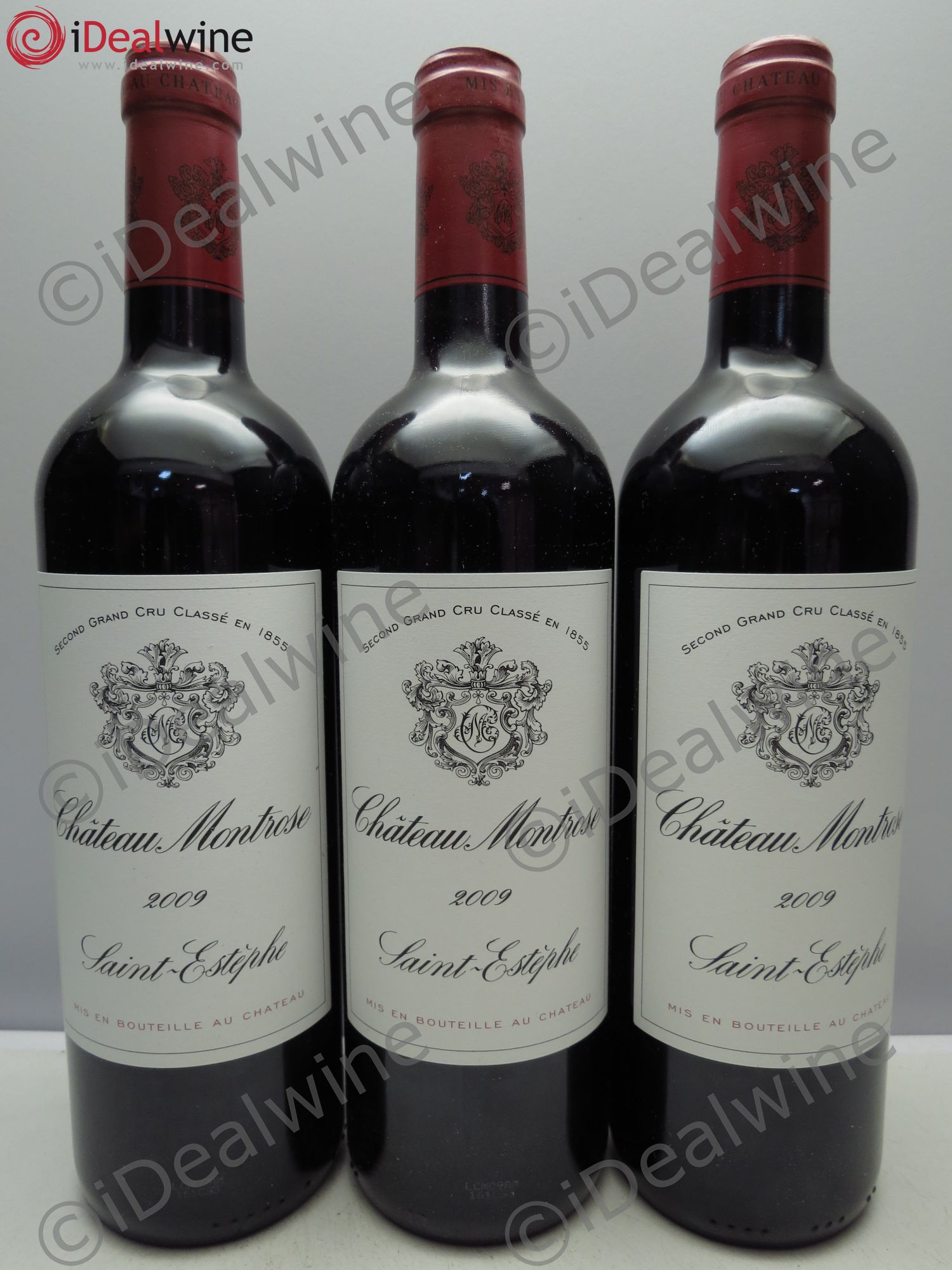 Château Montrose 2ème Grand Cru Classé 2009 - Lot de 3 bouteilles - 0
