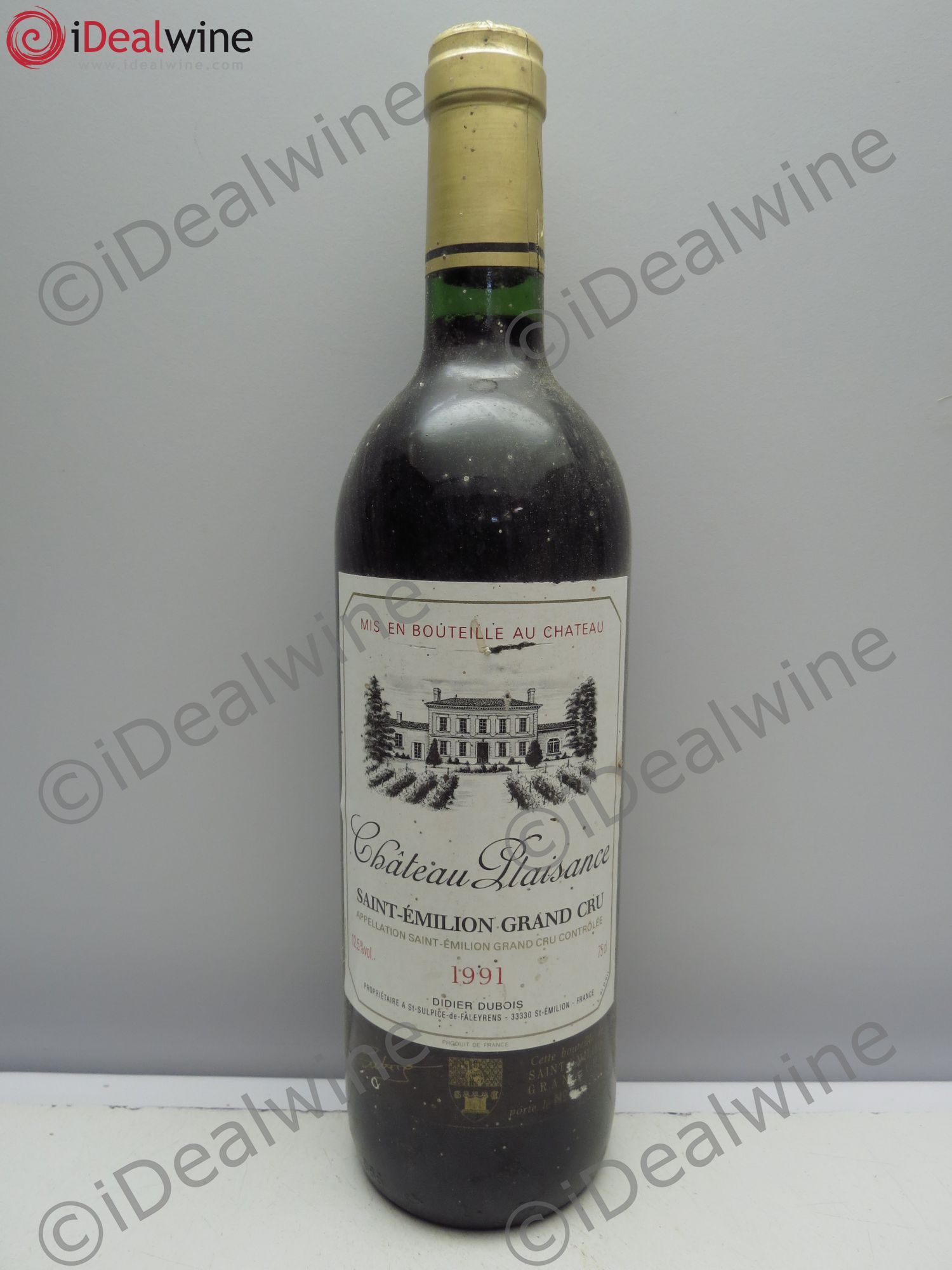 Saint-Émilion Château Plaisance (sans prix de reserve/no reserve) 1991 - Posten von 1 Flasche - 0