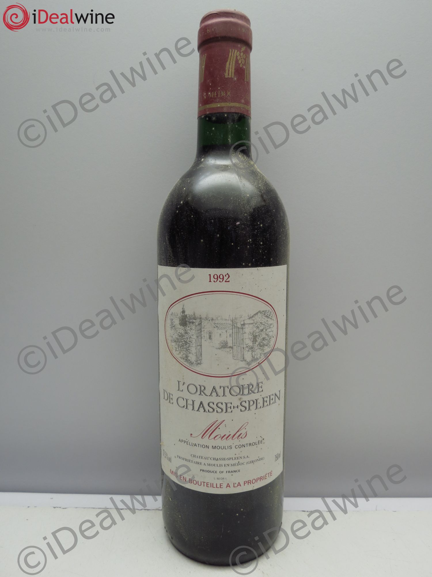 Oratoire de Chasse Spleen Second Vin (sans prix de reserve/no reserve) 1992 - Posten von 1 Flasche - 0