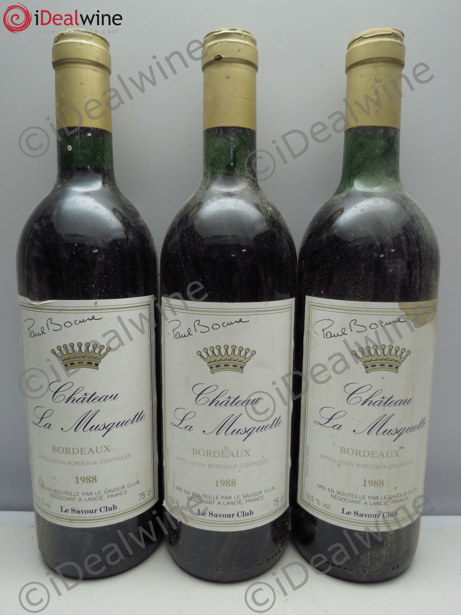 Bordeaux Château Musquette (sans prix de reserve/no reserve) 1988 - Posten von 3 Flaschen - 0