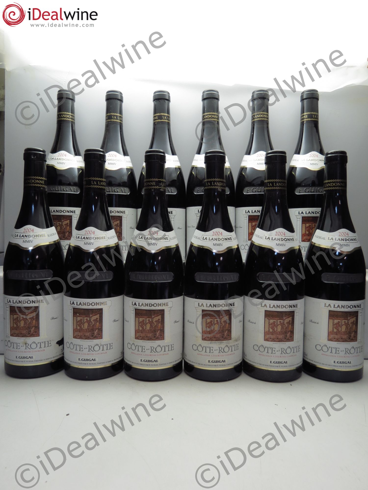Côte-Rôtie La Landonne Guigal (Cb sans couvercle) 2004 - Lot de 12 bouteilles - 0