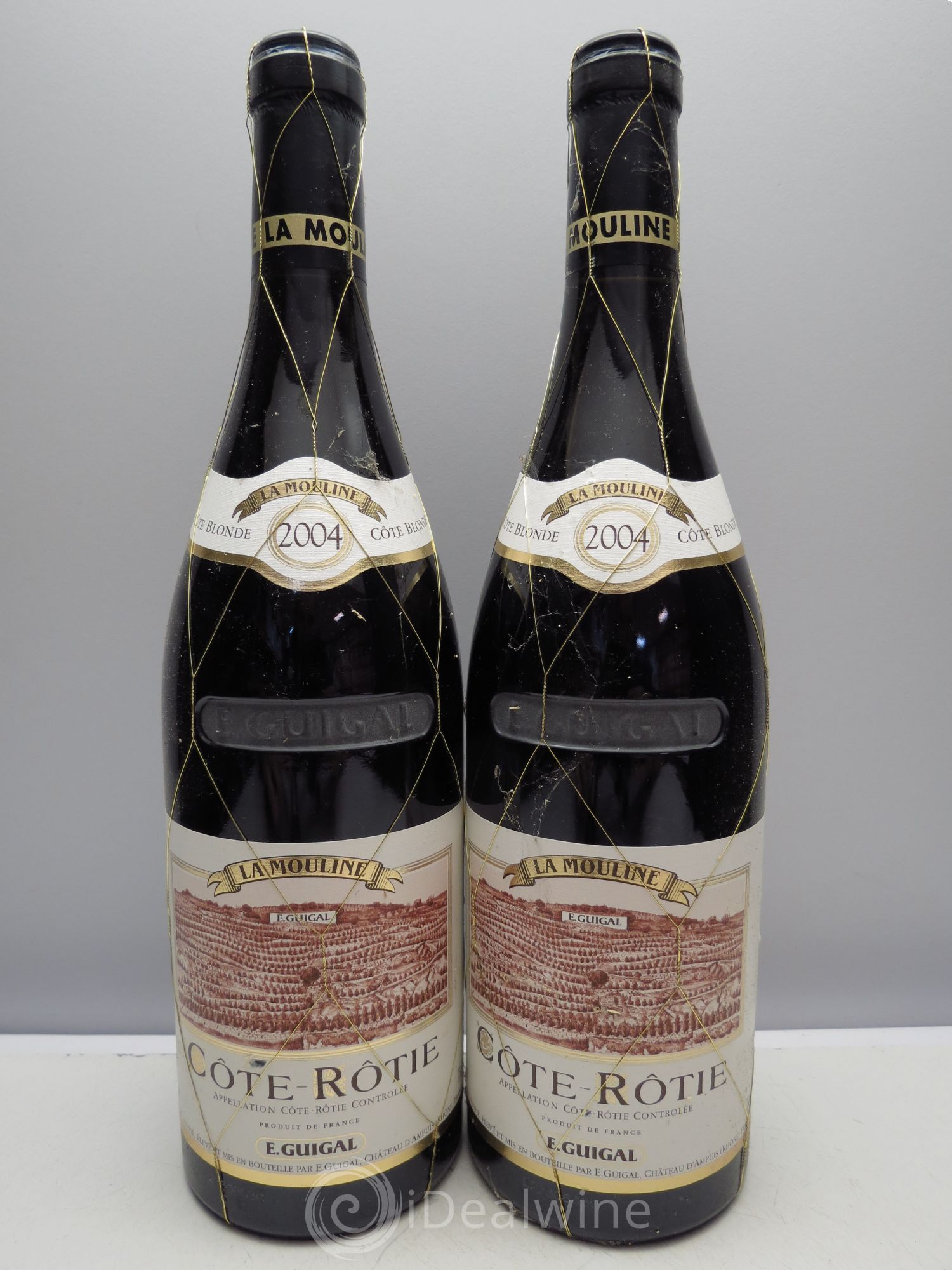 Côte-Rôtie La Mouline Guigal (Cb sans couvercle) 2004 - Lot de 12 bouteilles - 2