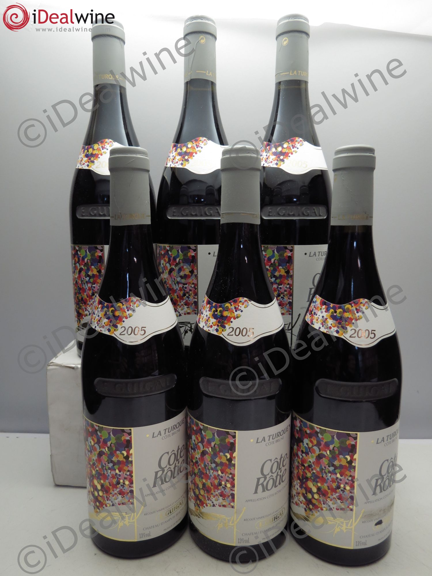 Côte-Rôtie La Turque Guigal 2005 - Lot de 6 bouteilles - 0