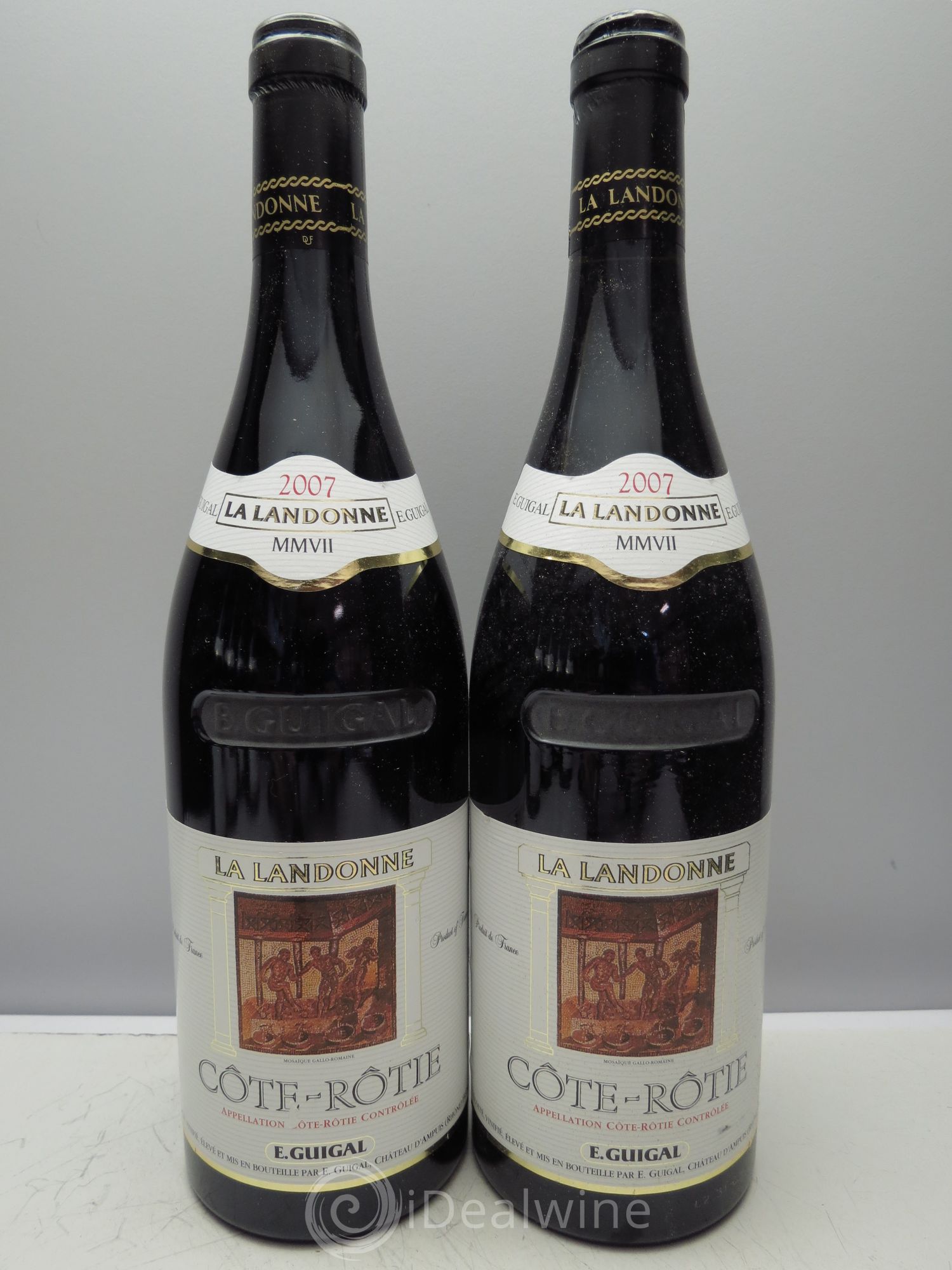 Côte-Rôtie La Landonne Guigal (Cb sans couvercle) 2007 - Lot de 6 bouteilles - 1