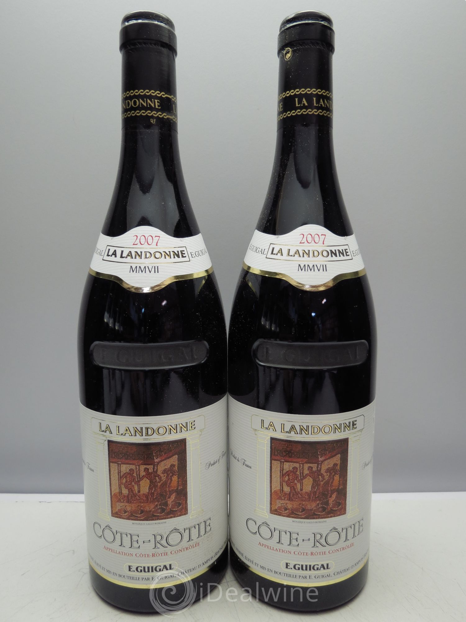 Côte-Rôtie La Landonne Guigal (Cb sans couvercle) 2007 - Lot de 6 bouteilles - 1