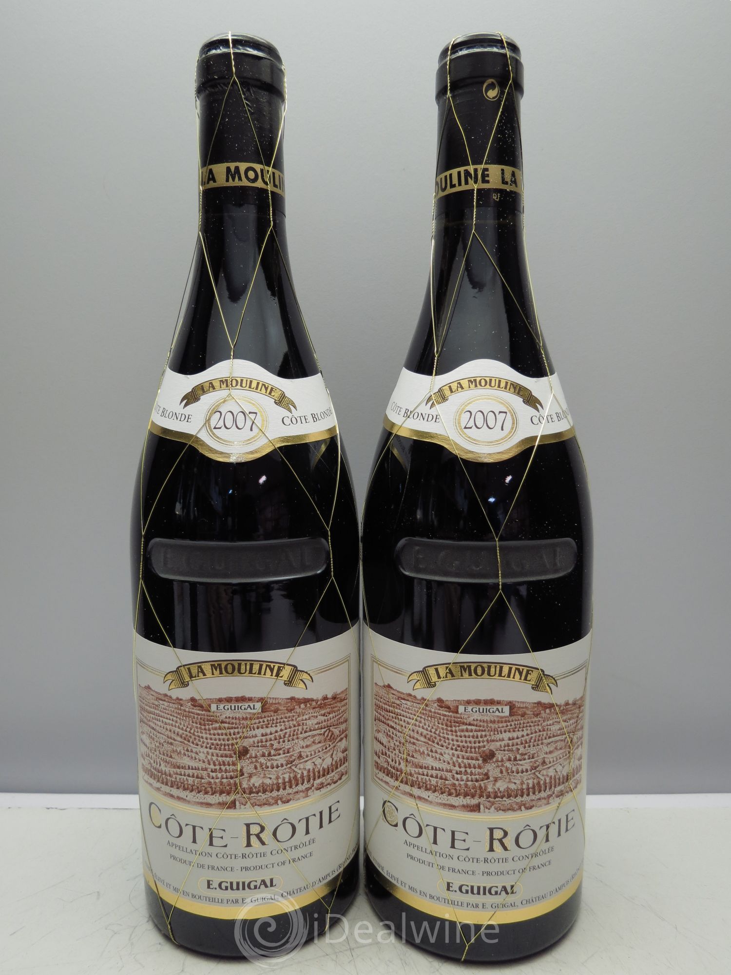 Côte-Rôtie La Mouline Guigal (Cb sans couvercle) 2007 - Lot de 6 bouteilles - 1