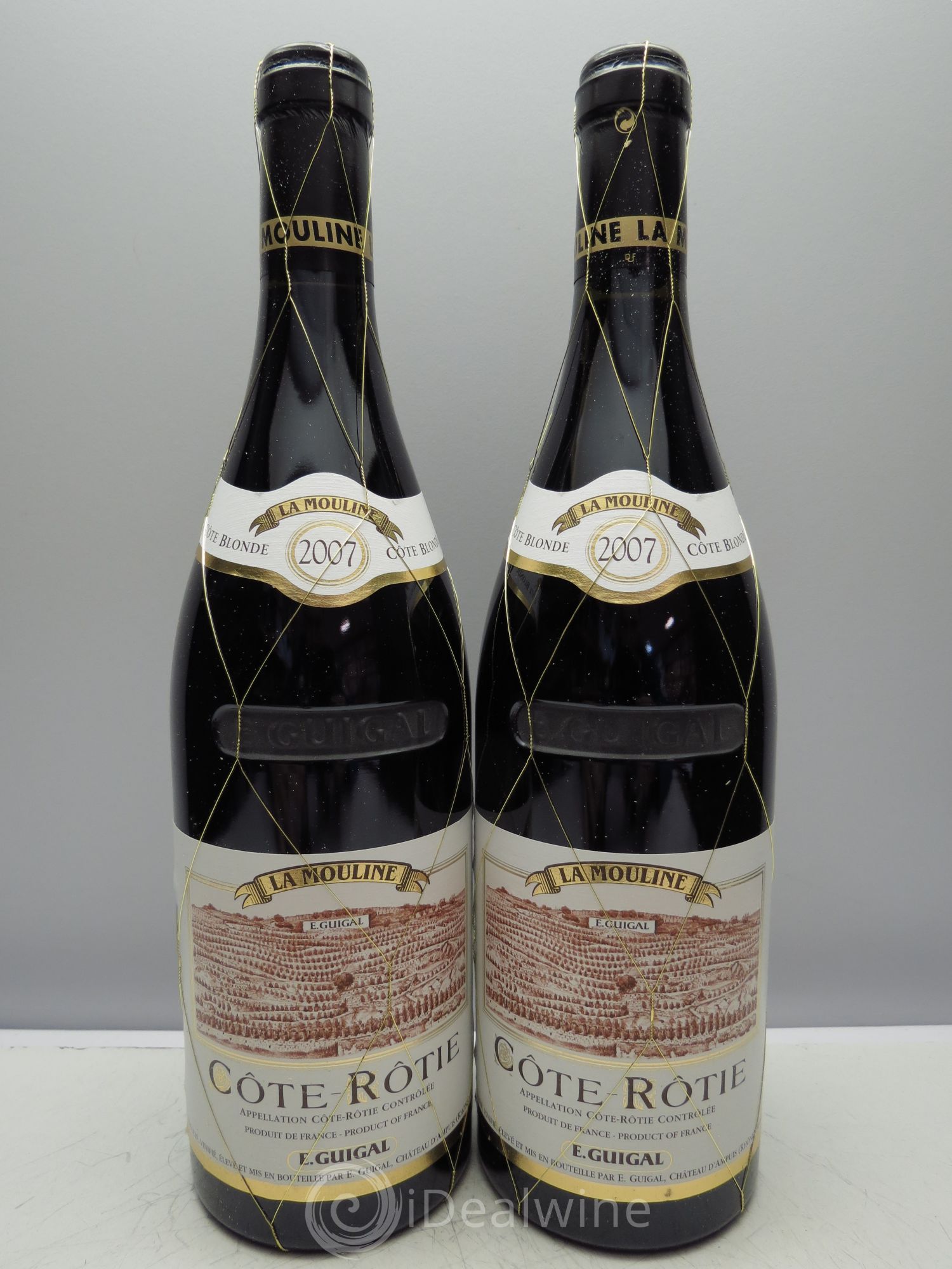 Côte-Rôtie La Mouline Guigal (Cb sans couvercle) 2007 - Lot de 6 bouteilles - 3