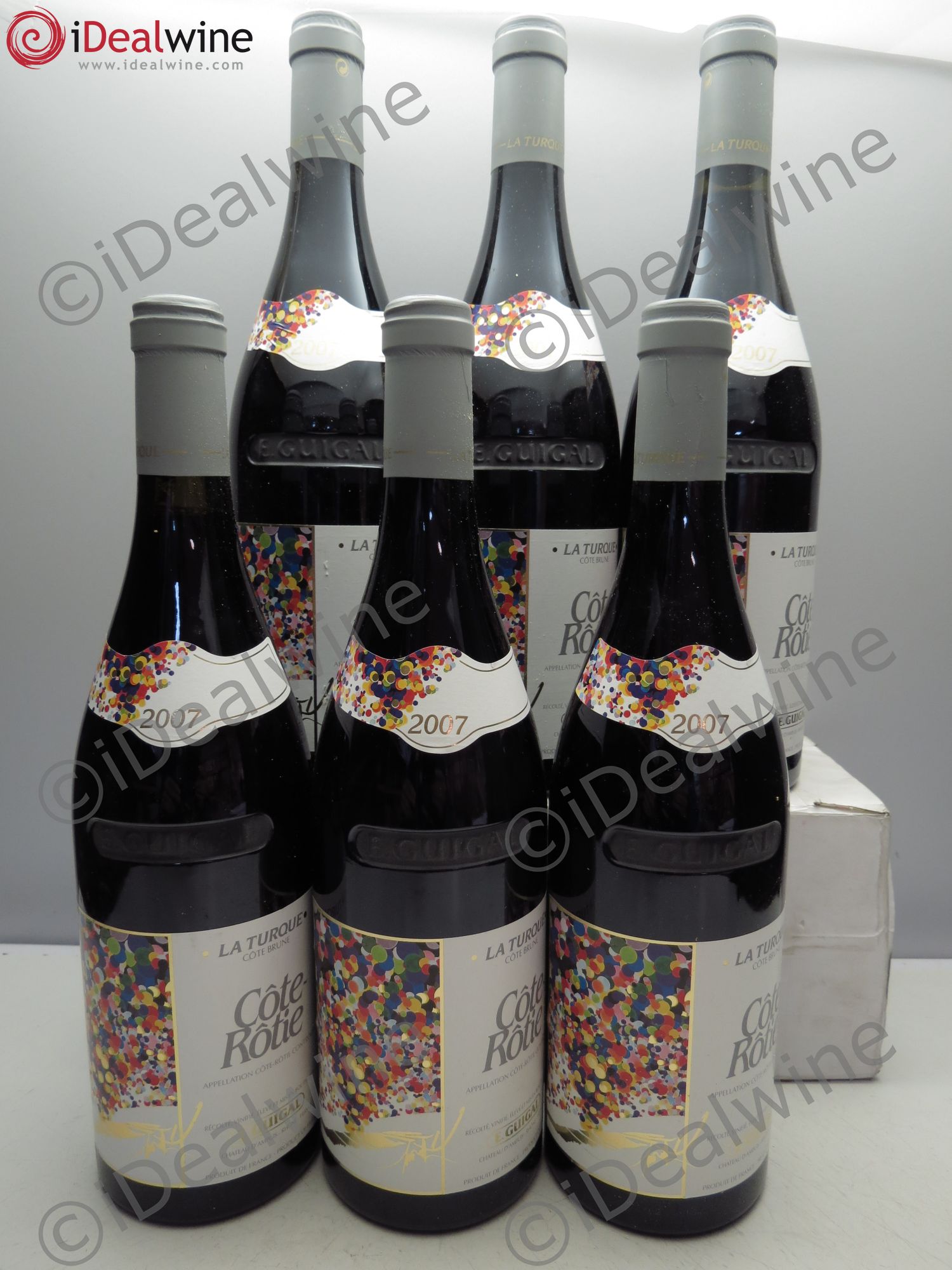 Côte-Rôtie La Turque Guigal 2007 - Lot de 6 bouteilles - 0