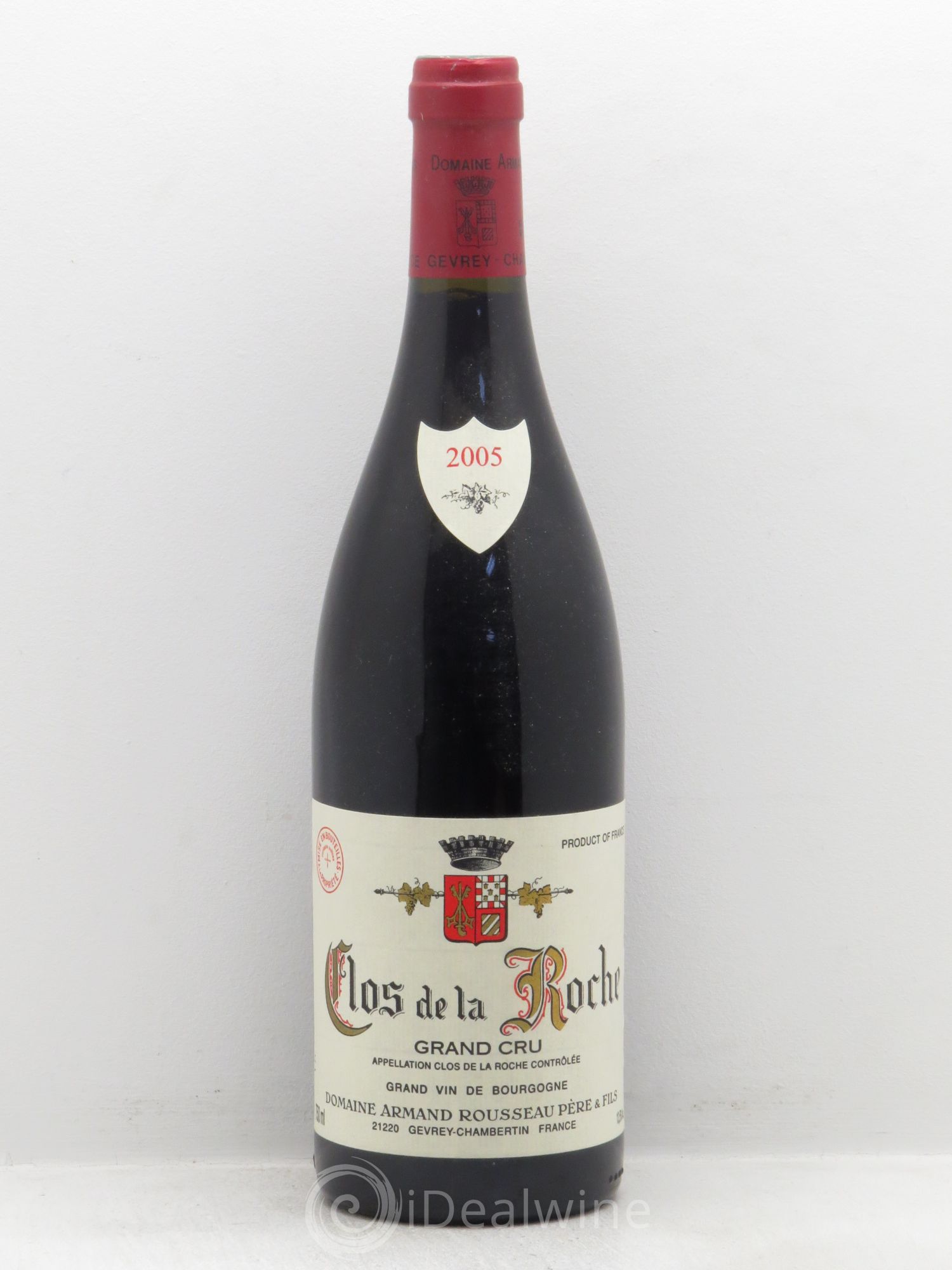 Clos de la Roche Grand Cru Armand Rousseau (Domaine) 2005 - Lot de 1 bouteille - 0