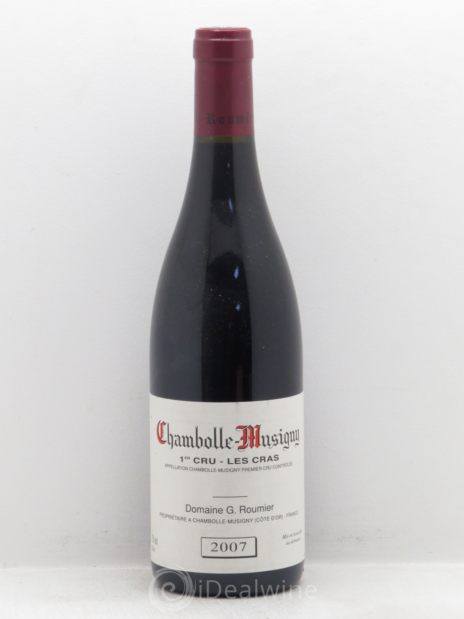 Chambolle-Musigny 1er Cru Les Cras Georges Roumier (Domaine) 2007 - Lot de 1 bouteille - 0