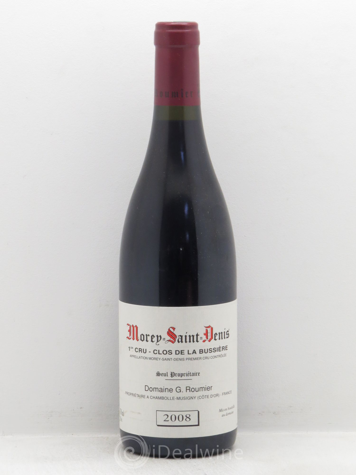 Morey-Saint-Denis 1er Cru Clos de la Bussière Georges Roumier (Domaine) 2008 - Lot de 1 bouteille - 0