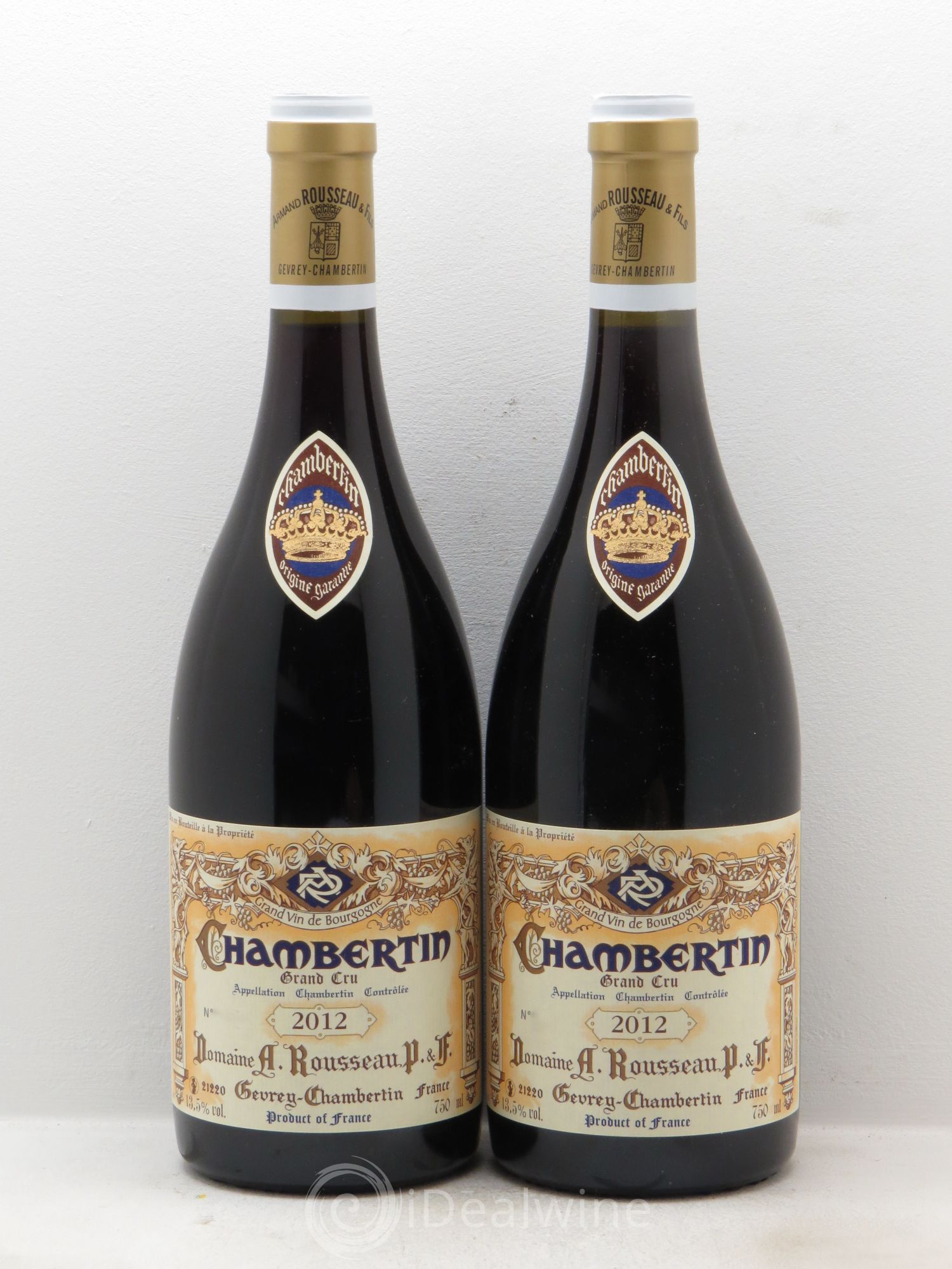 Chambertin Grand Cru Armand Rousseau (Domaine) 2012 - Lot de 2 bouteilles - 0