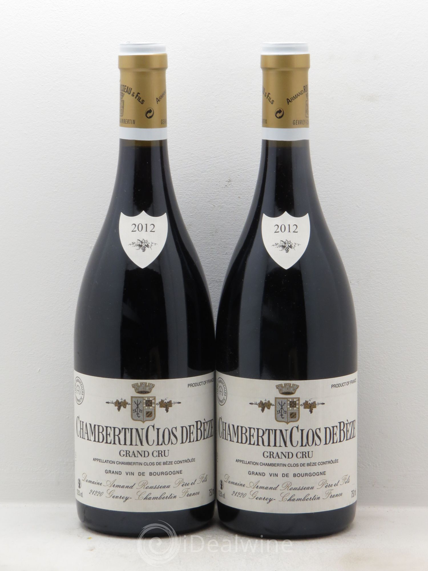 Chambertin Clos de Bèze Grand Cru Armand Rousseau (Domaine) 2012 - Lot de 2 bouteilles - 0